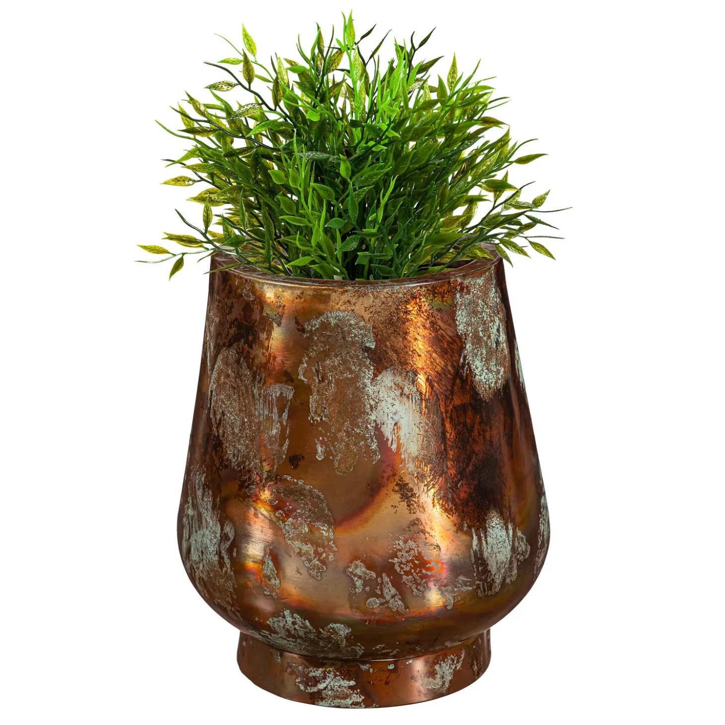 Planters & Plant Stands>Plow & Hearth Oil Rubbed Metal Planter