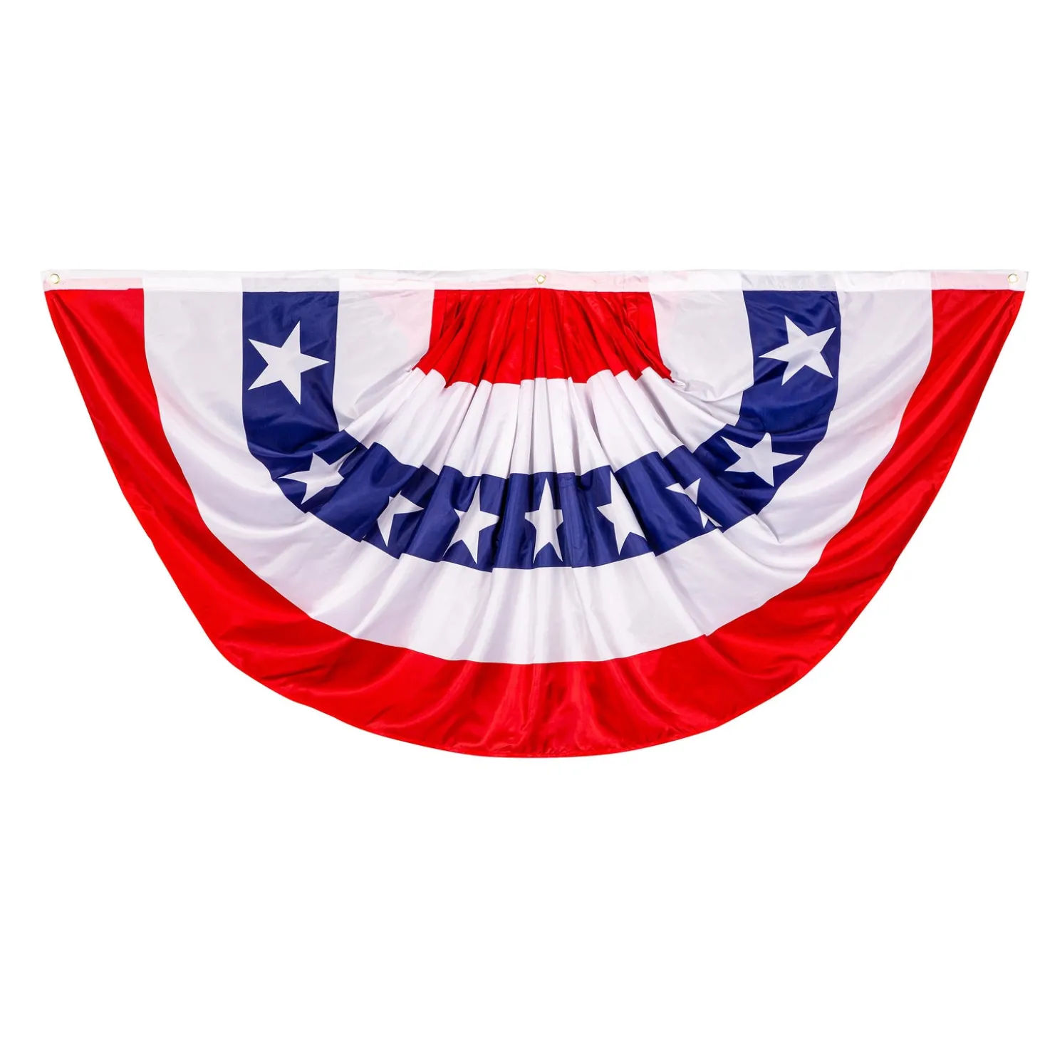 Bunting & Banners>Plow & Hearth Patriotic Bunting, 3' x 6'