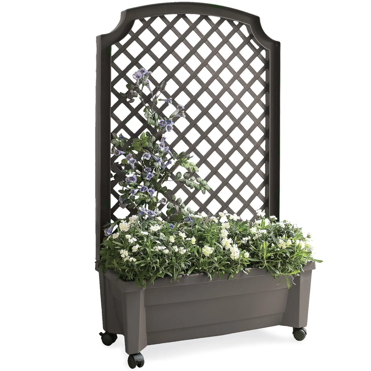 Planters & Plant Stands | Arbors & Trellises>Plow & Hearth Planter With Trellis And Self-Watering Reservoir