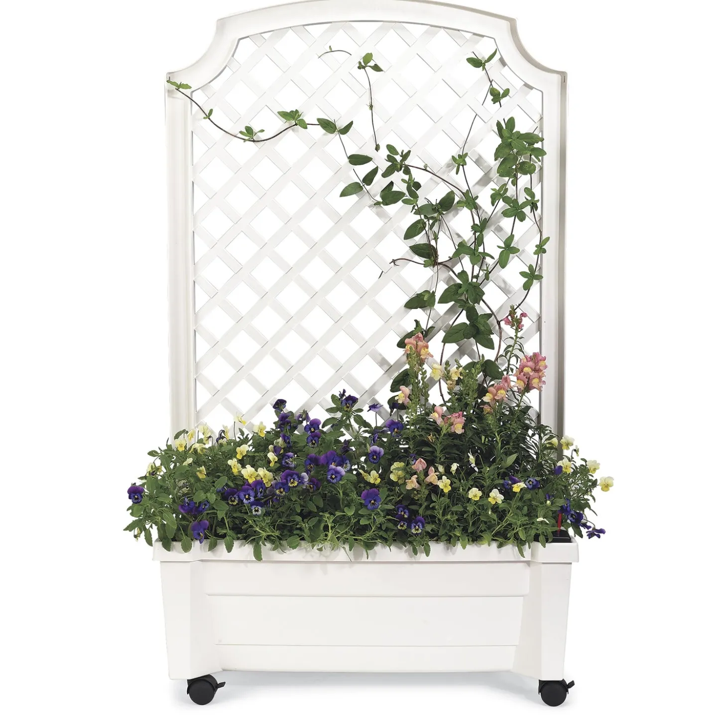 Planters & Plant Stands | Arbors & Trellises>Plow & Hearth Planter With Trellis And Self-Watering Reservoir