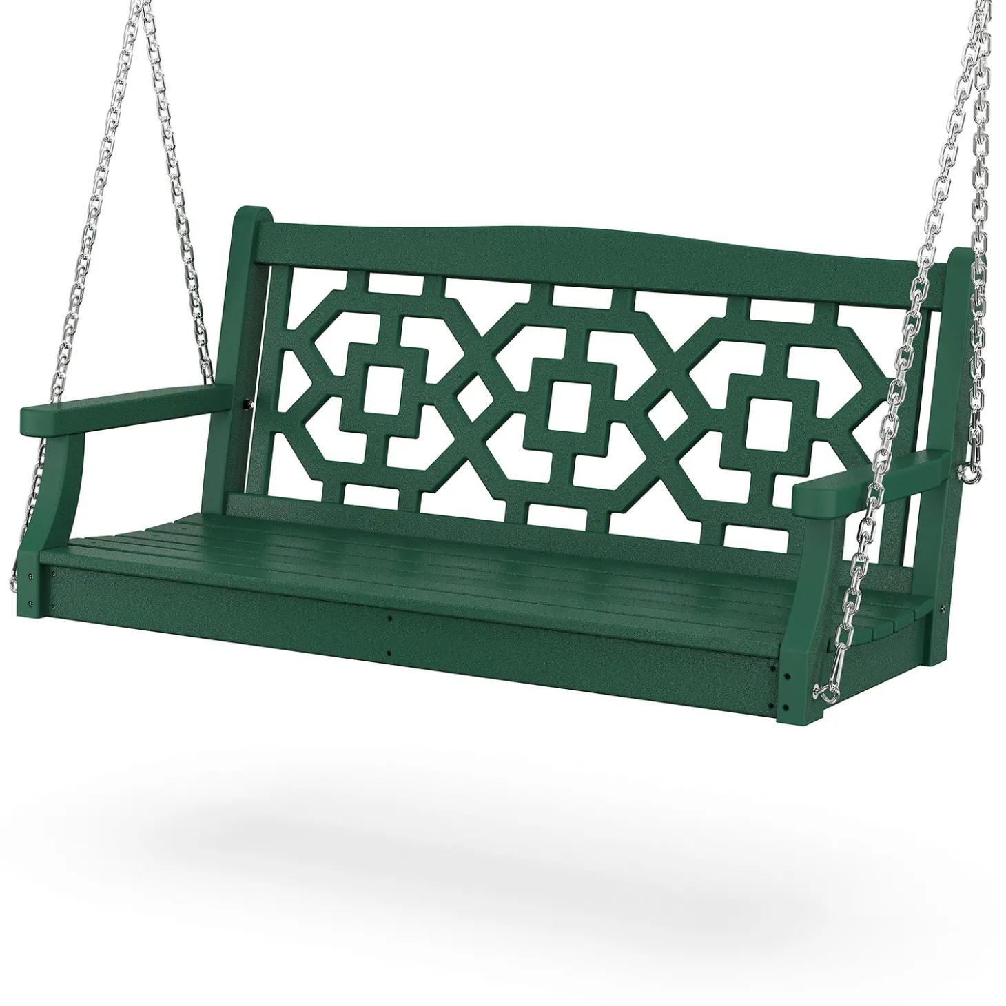 Swings & Hammocks>Plow & Hearth POLYWOOD® Chinoiserie Swing