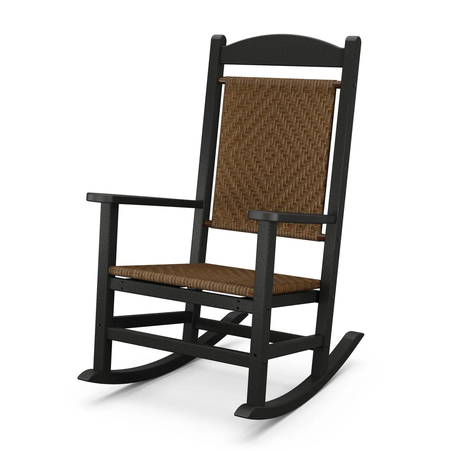 Chairs & Rockers | Rockers & Gliders>Plow & Hearth POLYWOOD® Presidential Woven Rocking Chair