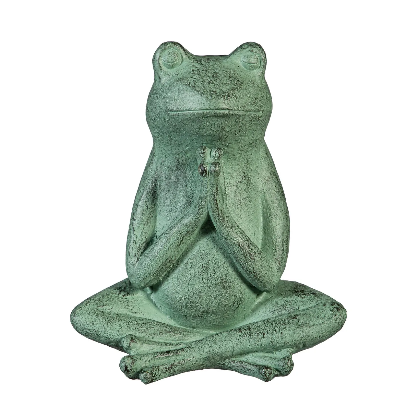 Garden Statues>Plow & Hearth Praying Verdigris Frog Statue, 11"H