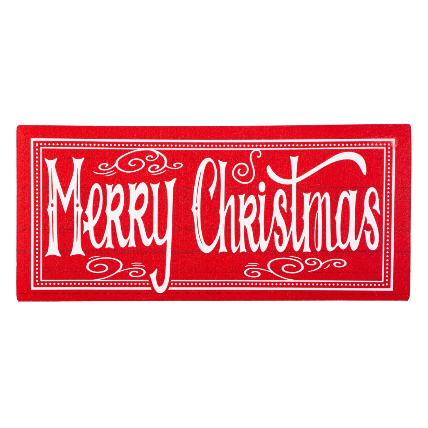 Interchangeable Mats>Plow & Hearth Quaint Merry Christmas Sassafras Switch Mat