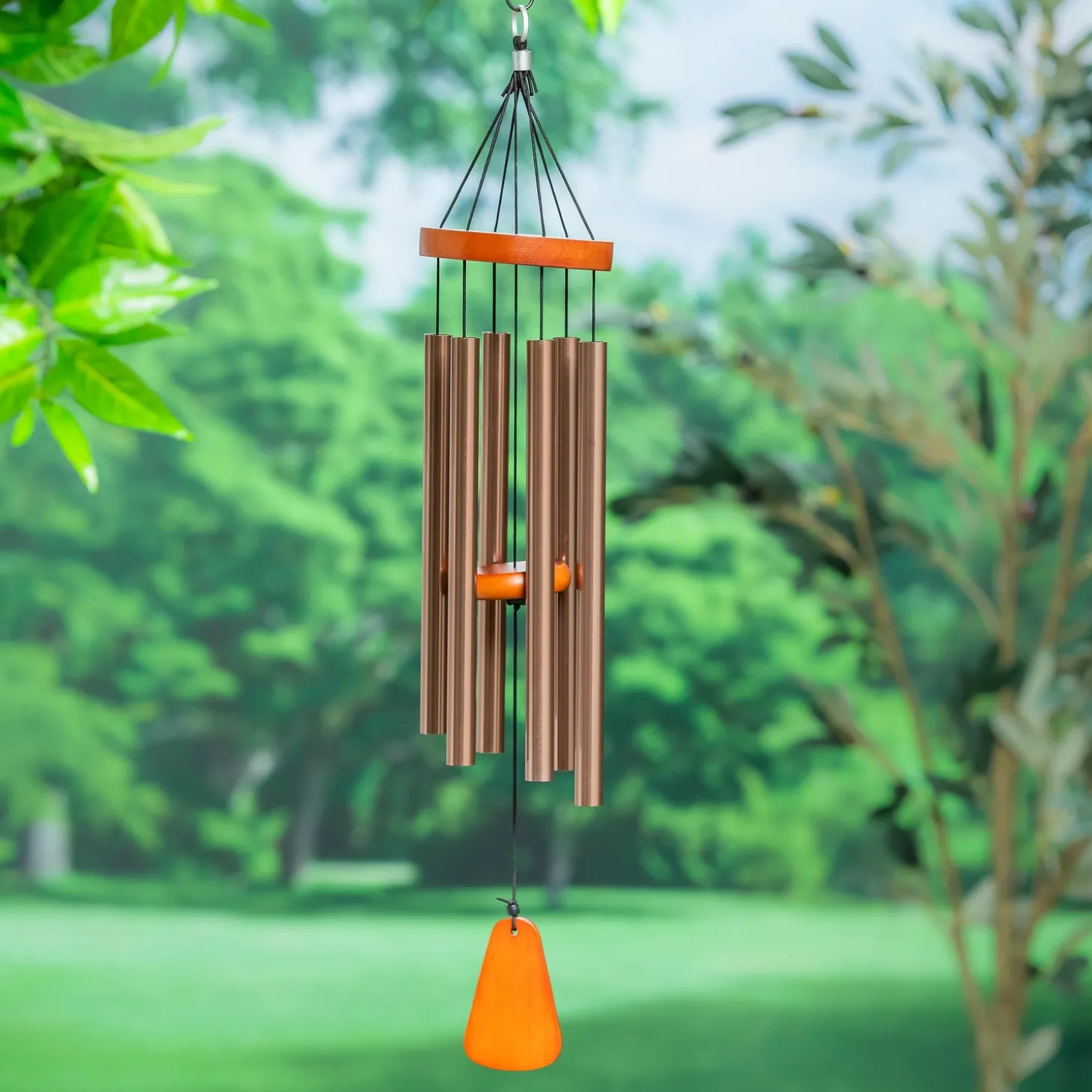 Wind Chimes & Mobiles>Plow & Hearth 27" H Avria Hand Tuned Wind Chime, Ode to Joy From Beethoven's Symphony No.9
