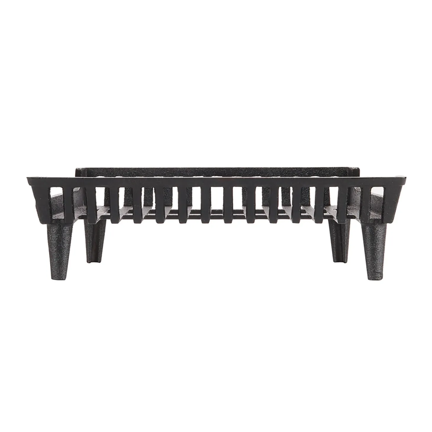 Fireplace Grates & Firebacks>Plow & Hearth 24"Flat Bottom Fireplace Grate