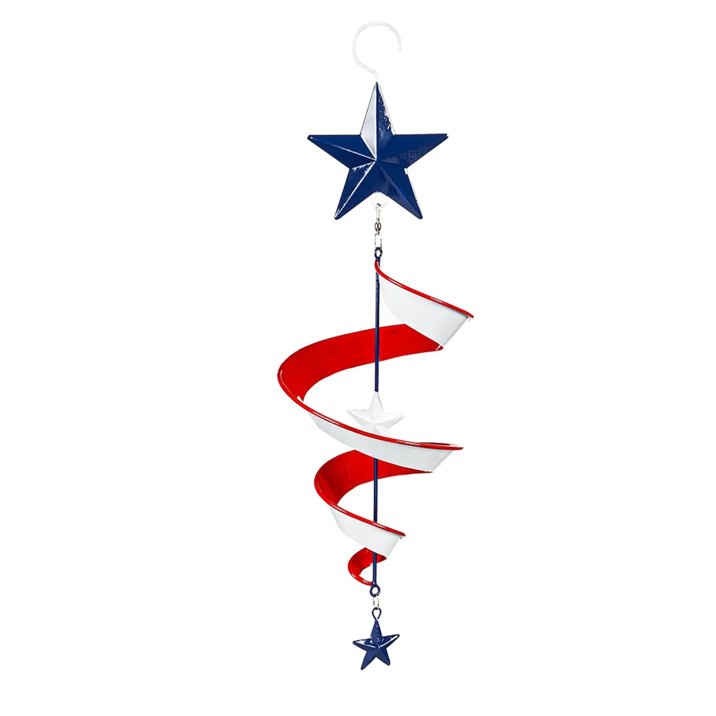 Wind Spinners>Plow & Hearth 24"H Twirler, Stars and Stripes