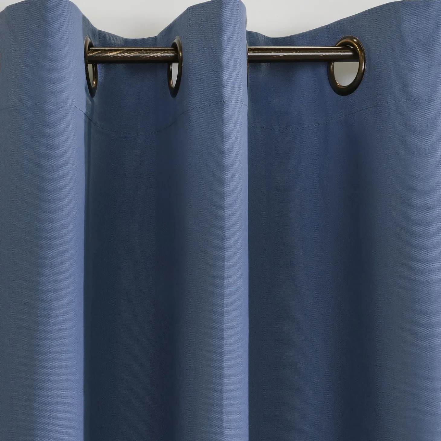 Curtain Panels>Plow & Hearth 84"L Double-Width Thermalogic Energy Efficient Insulated Solid Grommet-Top Curtain Pair