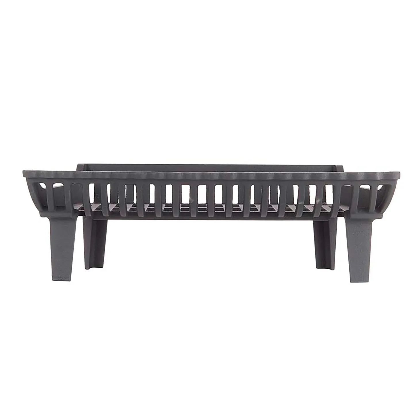 Fireplace Grates & Firebacks>Plow & Hearth 22"x 12"-4"Leg Franklin Fireplace Grate