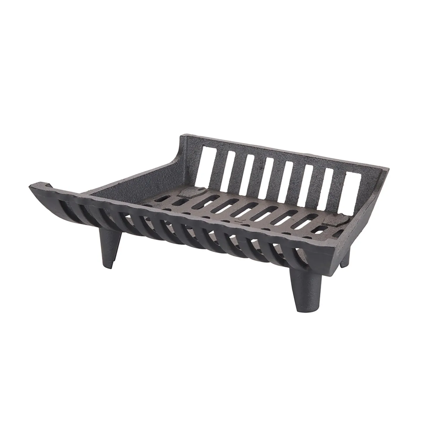 Fireplace Grates & Firebacks>Plow & Hearth 17"x 12"-2"Leg Franklin Fireplace Grate