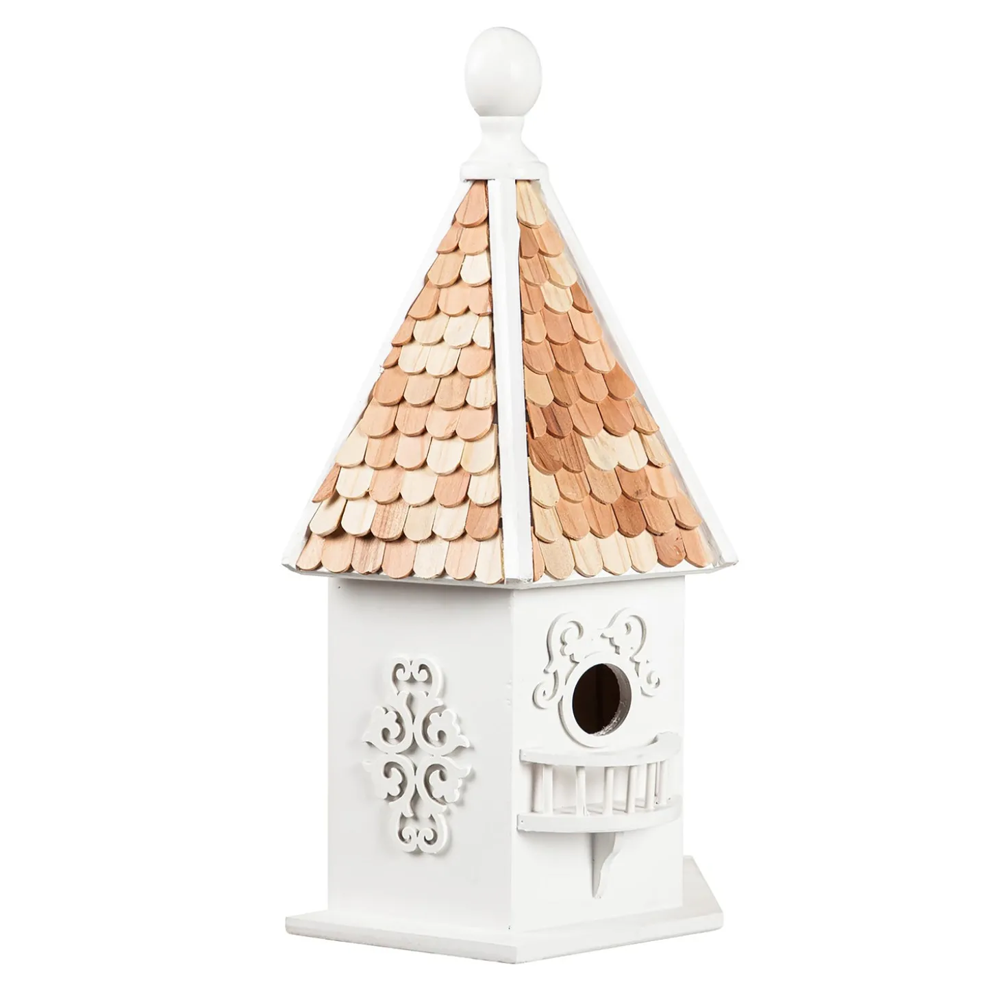 Birdhouses>Plow & Hearth Rapunzel Tower Birdhouse