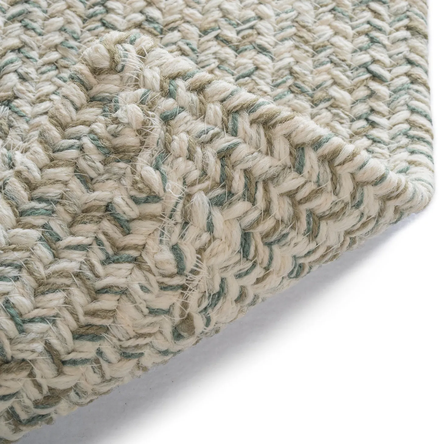 Area Rugs>Plow & Hearth Rectangle Pine Creek Braided Rug, 8' x 11'