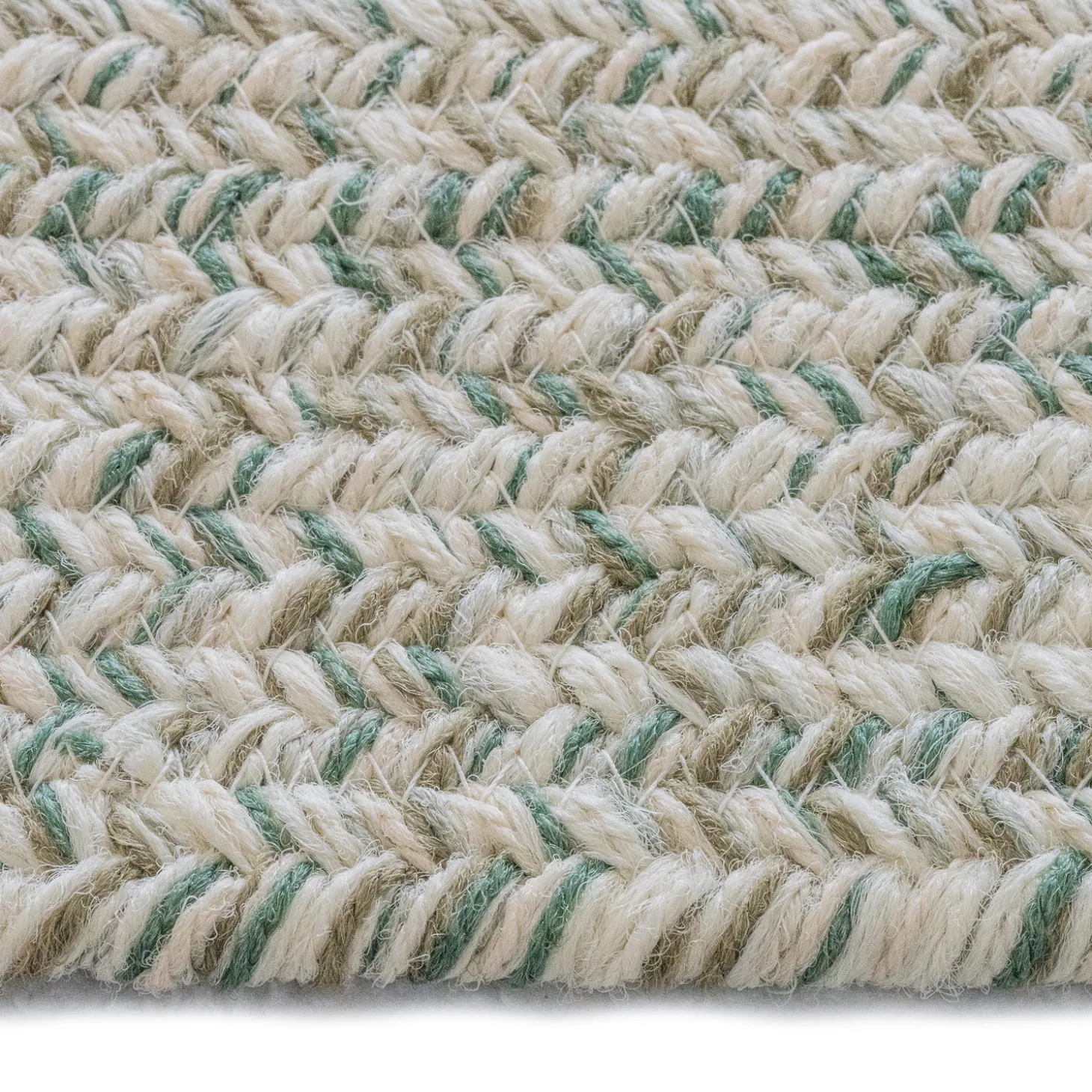 Area Rugs>Plow & Hearth Rectangle Pine Creek Braided Rug, 8' x 11'