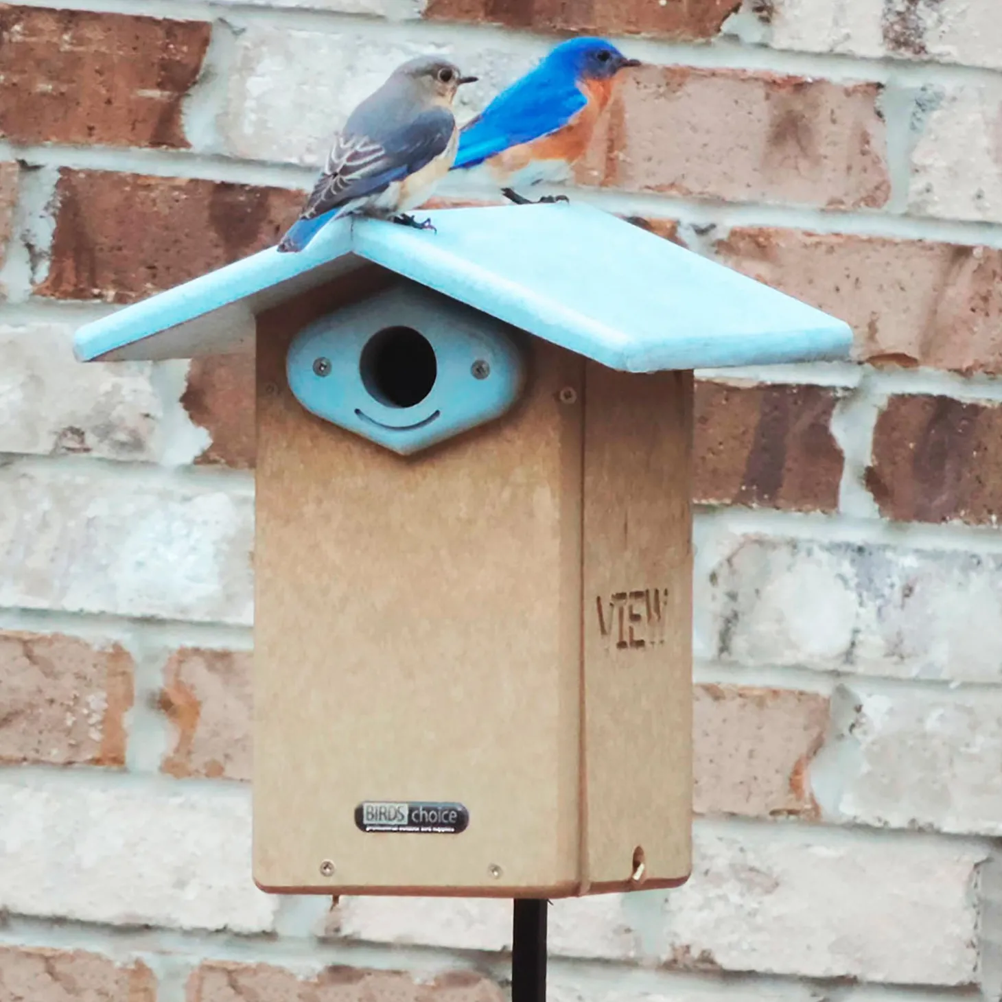 Birdhouses>Plow & Hearth Recycled Poly-Lumber Ultimate Bluebird House