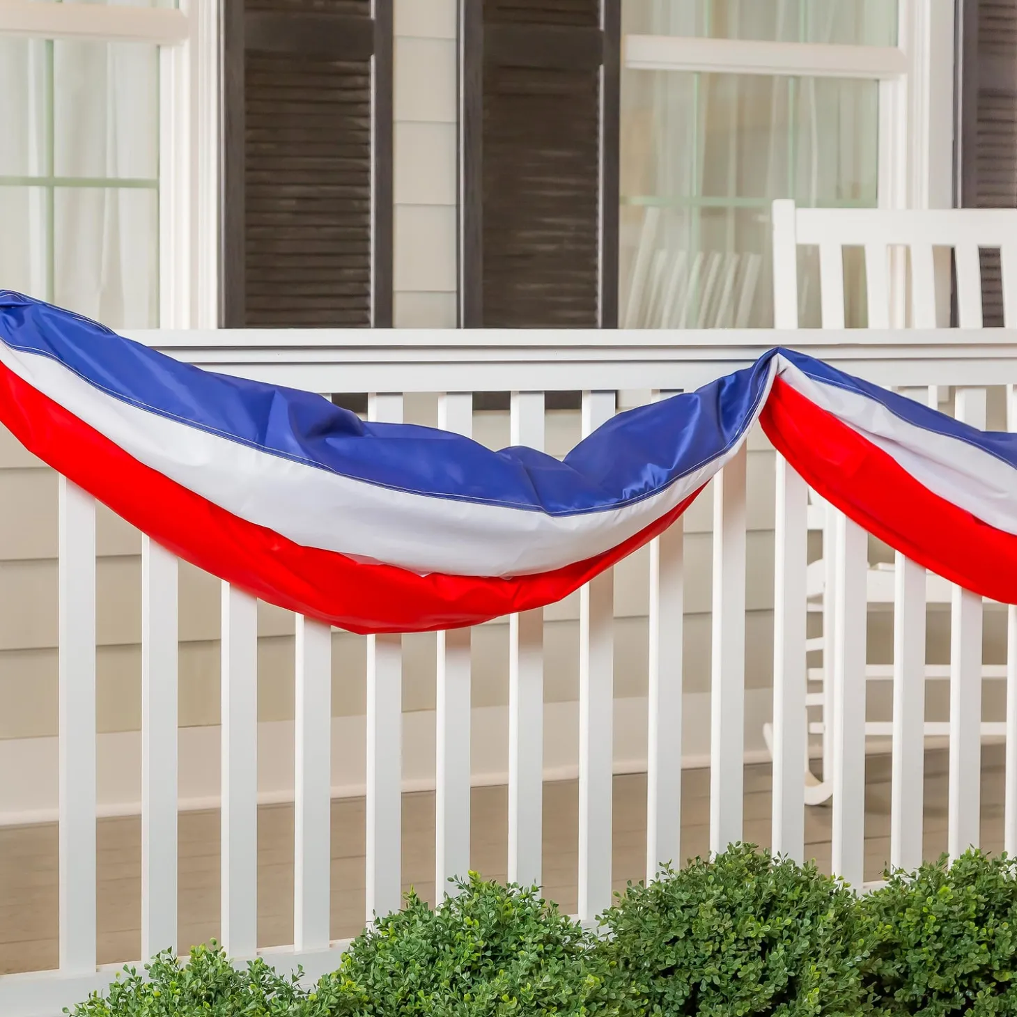 Bunting & Banners>Plow & Hearth Red White and Blue Panel