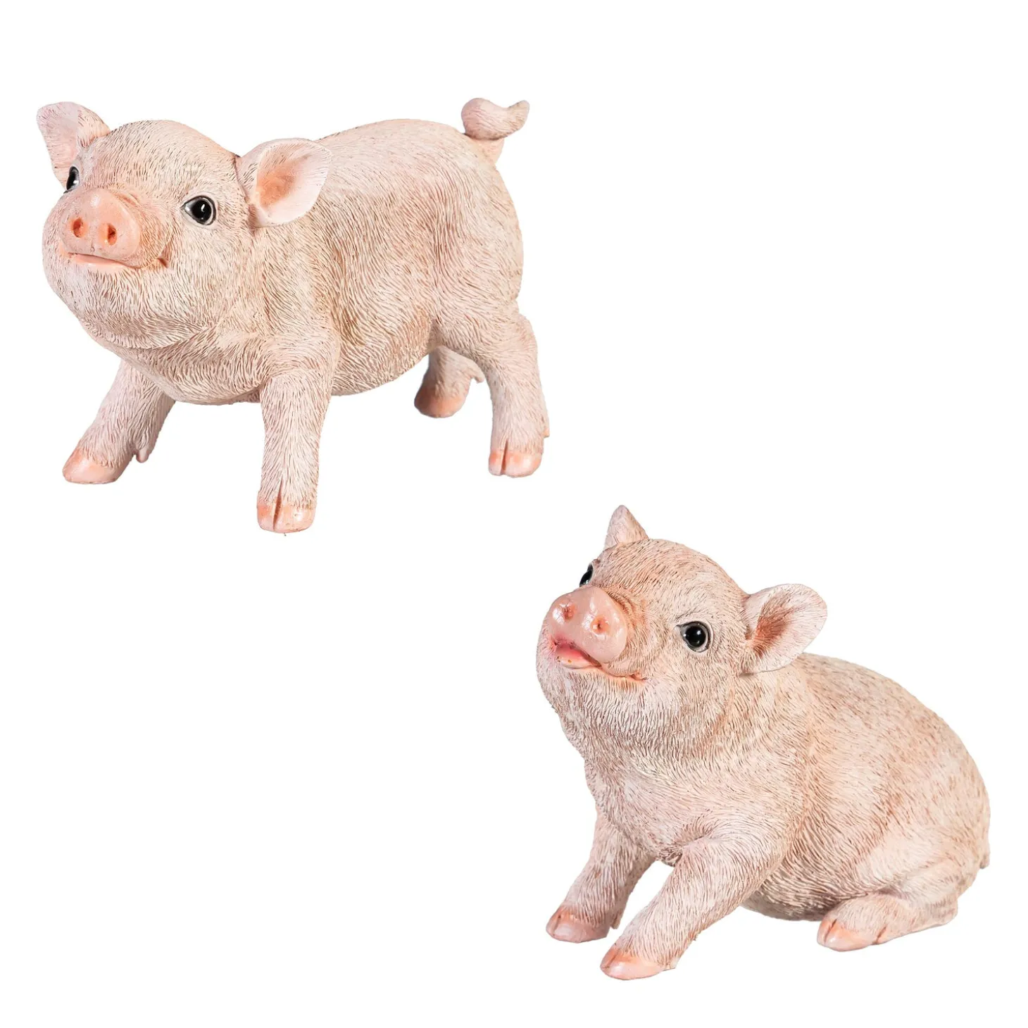 Garden Statues>Plow & Hearth Resin Happy Pig Statue, 5"H