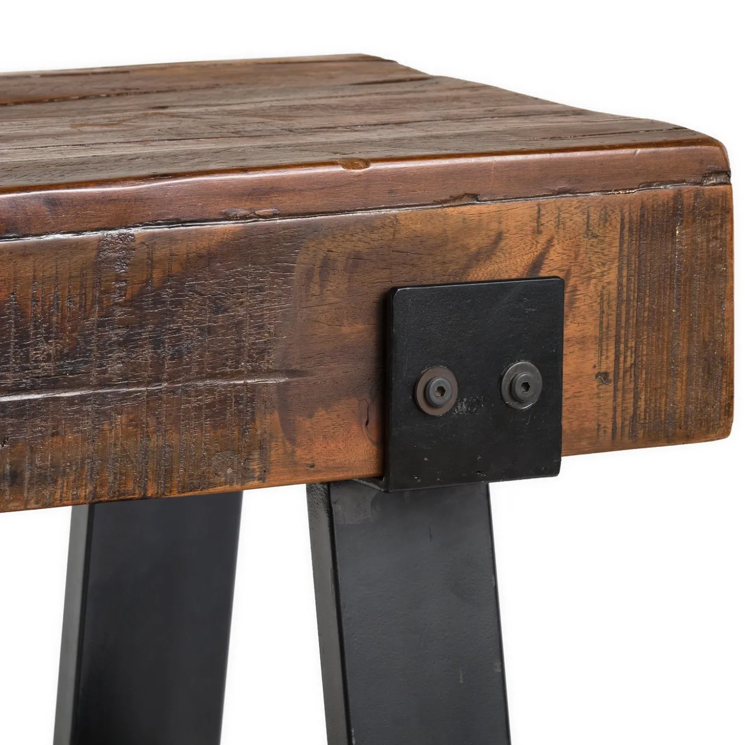 Indoor Benches | Outdoor Benches>Plow & Hearth Richland Indoor/Outdoor Reclaimed Wood Bench