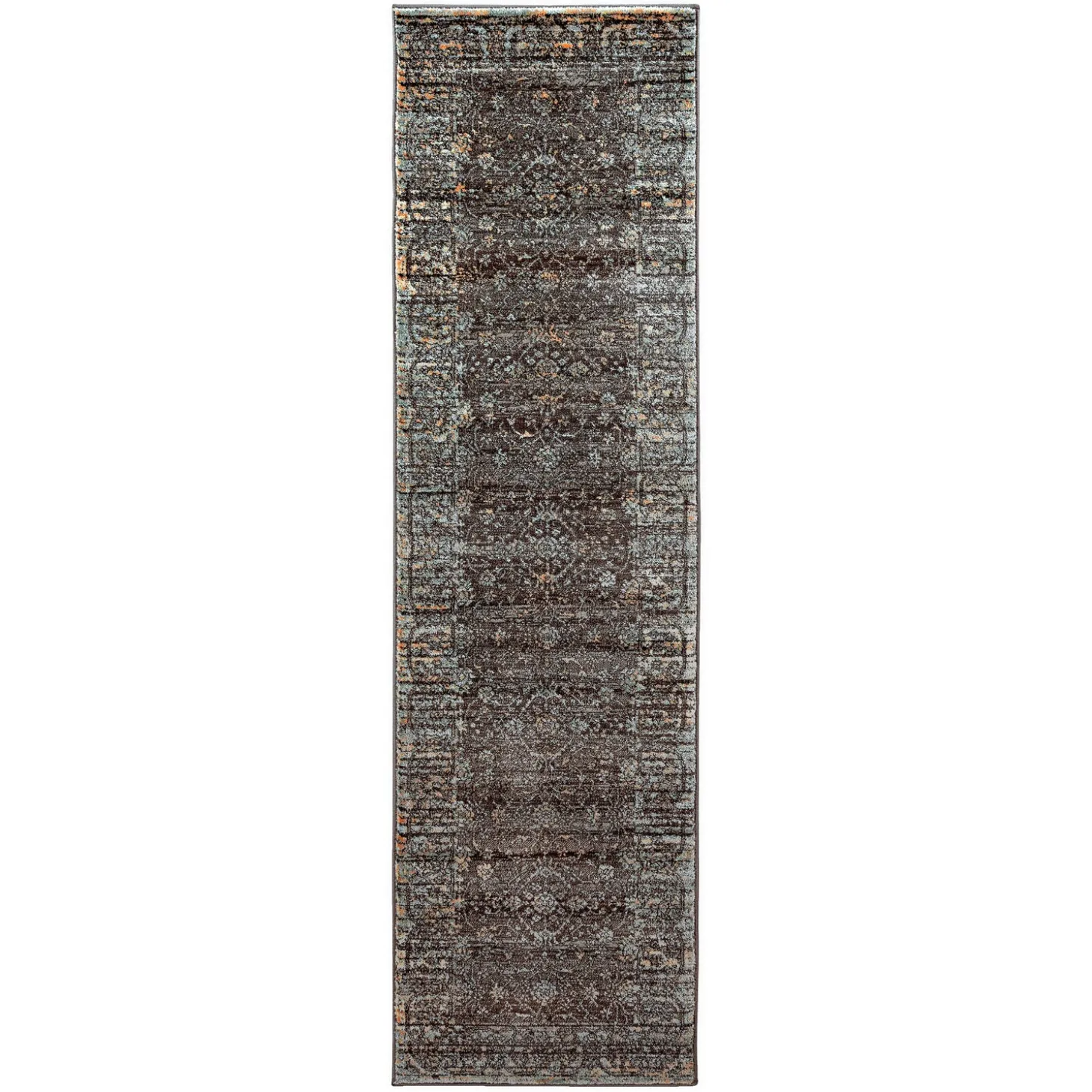 Area Rugs>Plow & Hearth Rock Creek Polypropylene Area Rug, 2'2" x 7'7" Runner