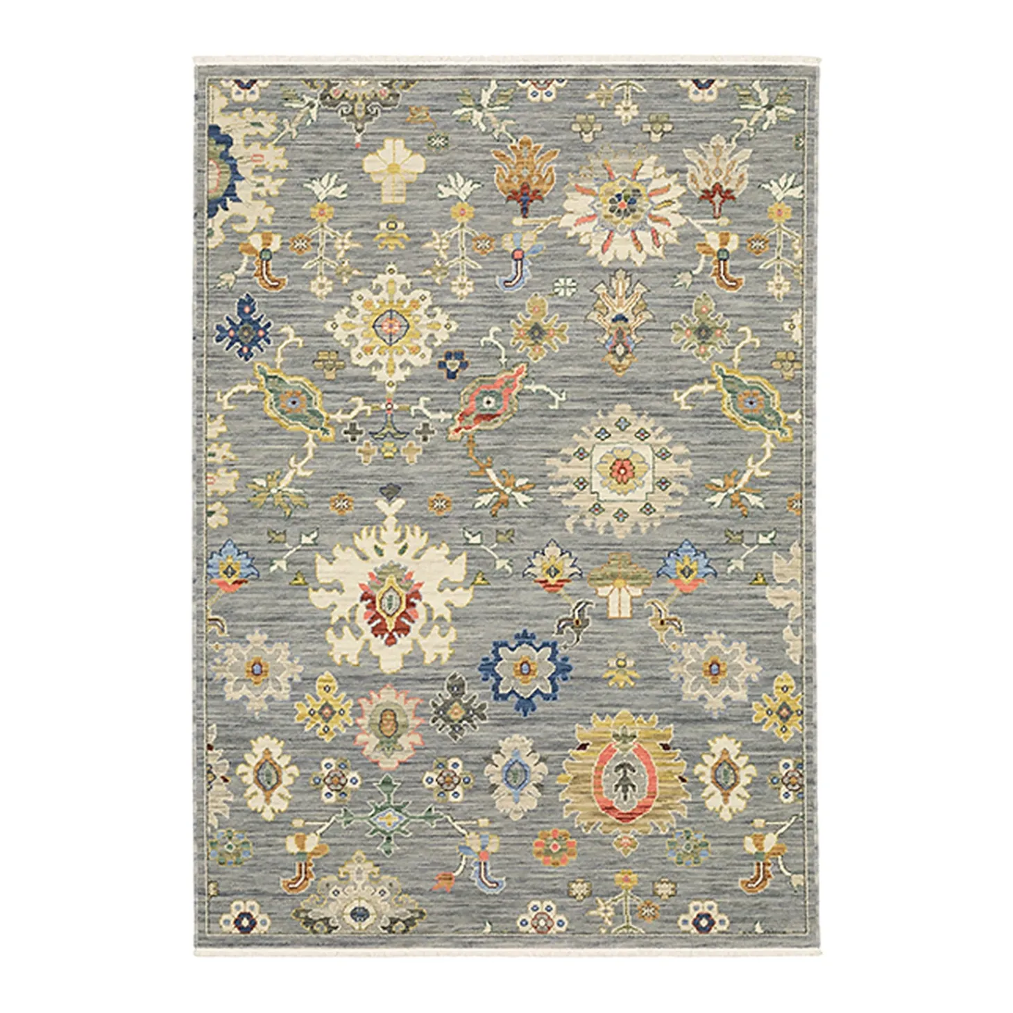 Area Rugs>Plow & Hearth Saluda Tides Wool Rug, 3'5" x 5'