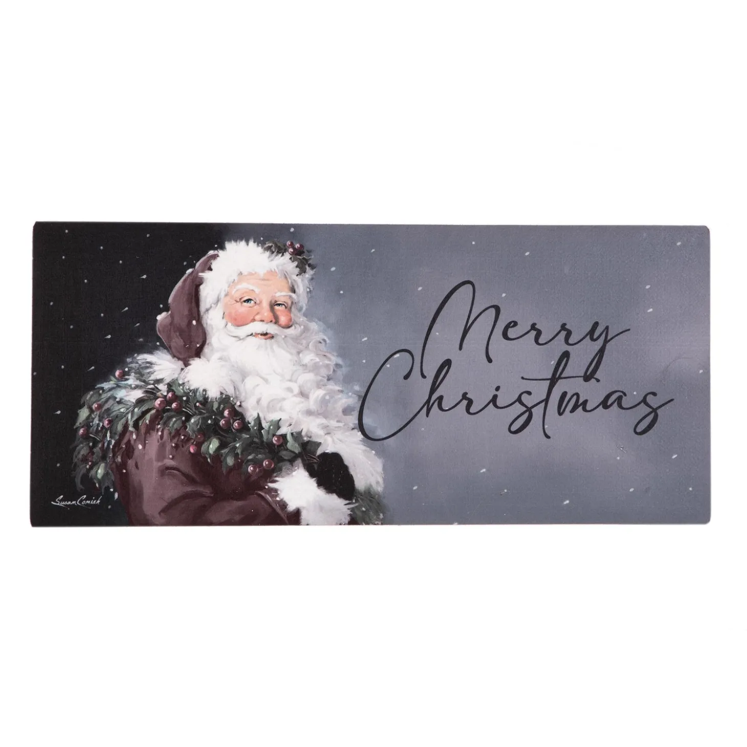 Interchangeable Mats>Plow & Hearth Santa in the Winter Sassafras Switch Mat