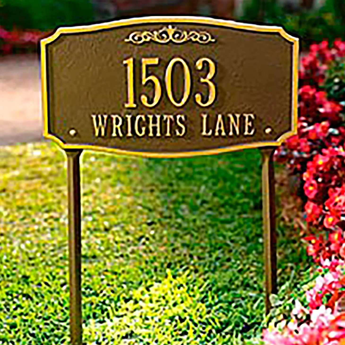 Garden Stakes | Address Signs & Wall Plaques>Plow & Hearth Scarborough Lawn Plaque