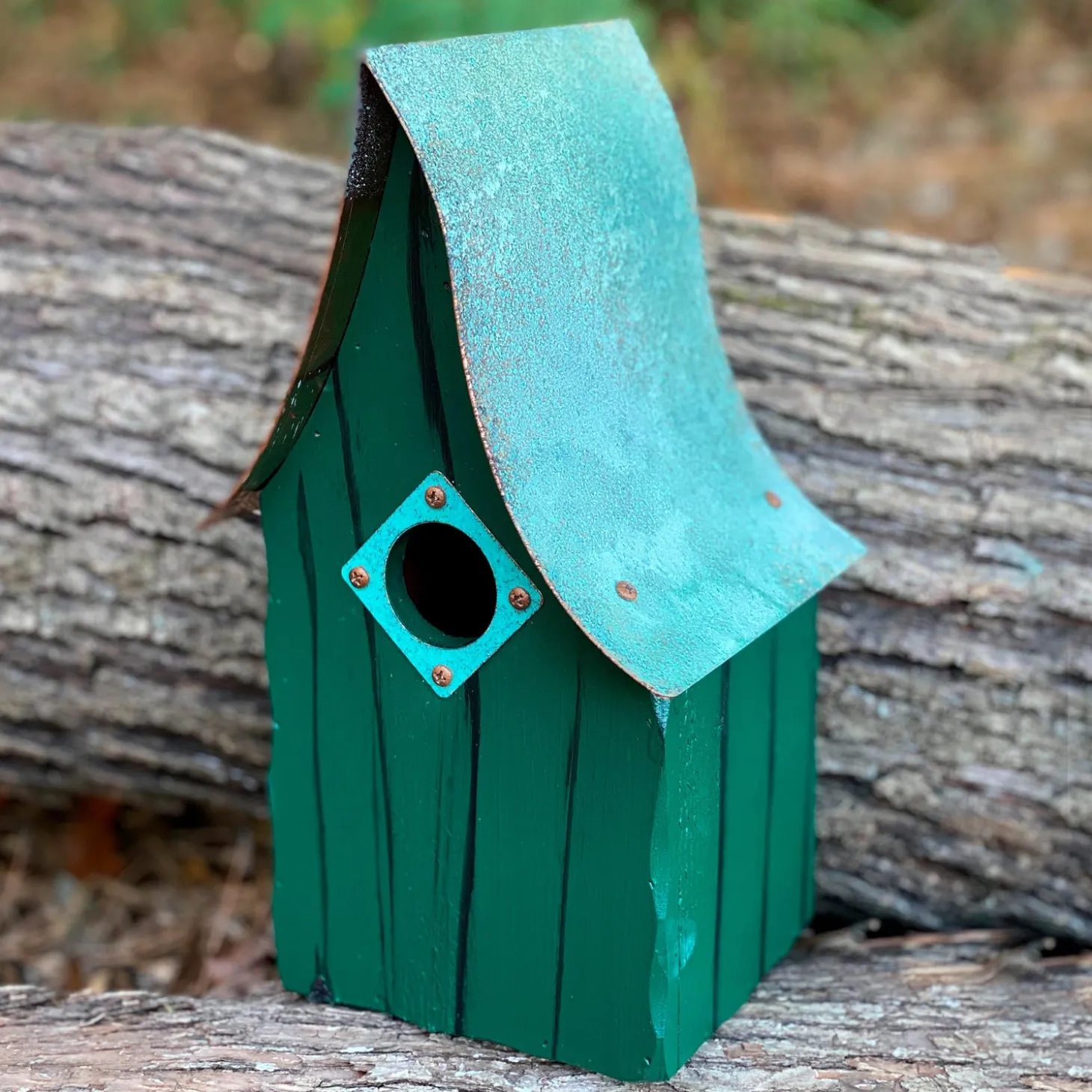 Birdhouses>Plow & Hearth Shady Shed Cypress Birdhouse