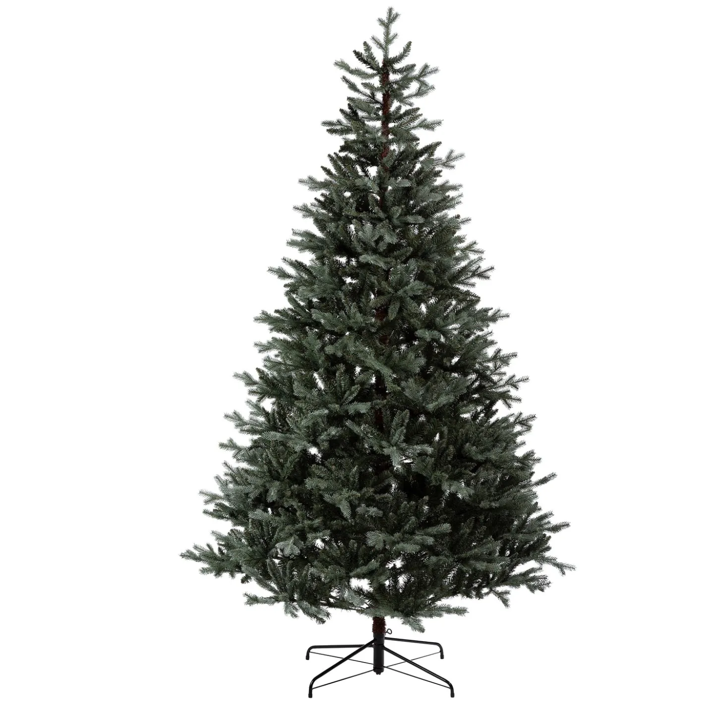 Faux Flowers & Plants>Plow & Hearth Shimmering Misty Pine Christmas Tree, 8' Tall