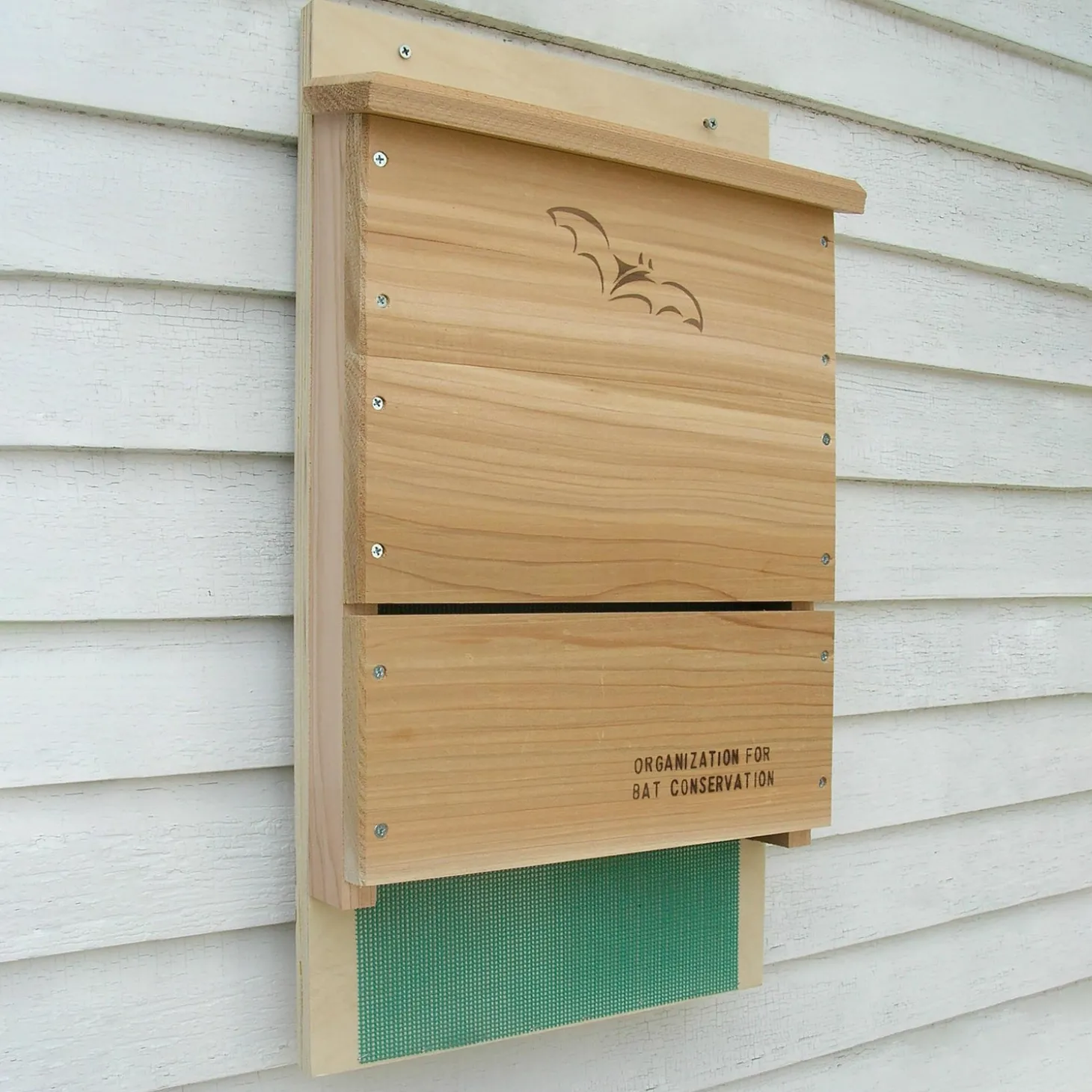 Wildlife Housing>Plow & Hearth Single-Chamber Cedar and Plywood Bat House