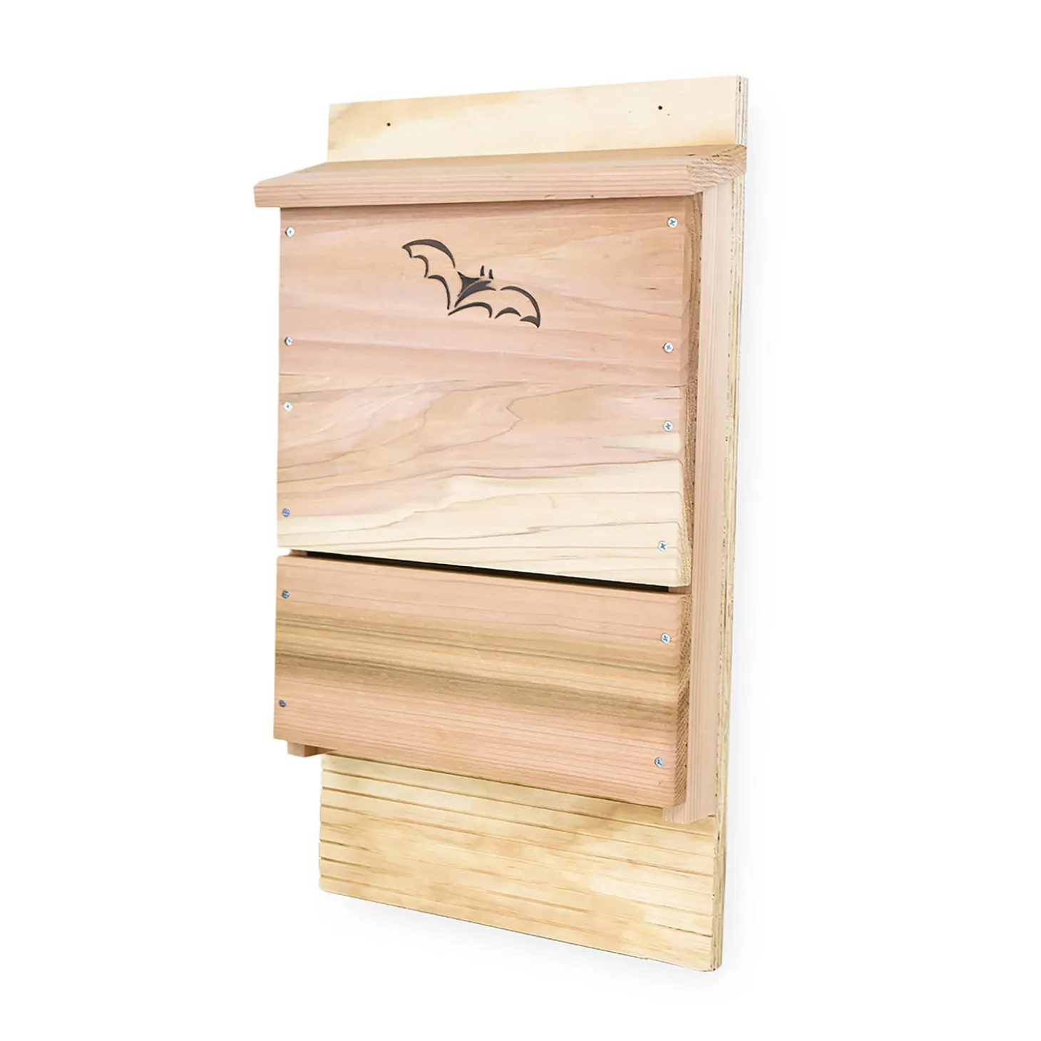 Wildlife Housing>Plow & Hearth Single-Chamber Cedar and Plywood Bat House