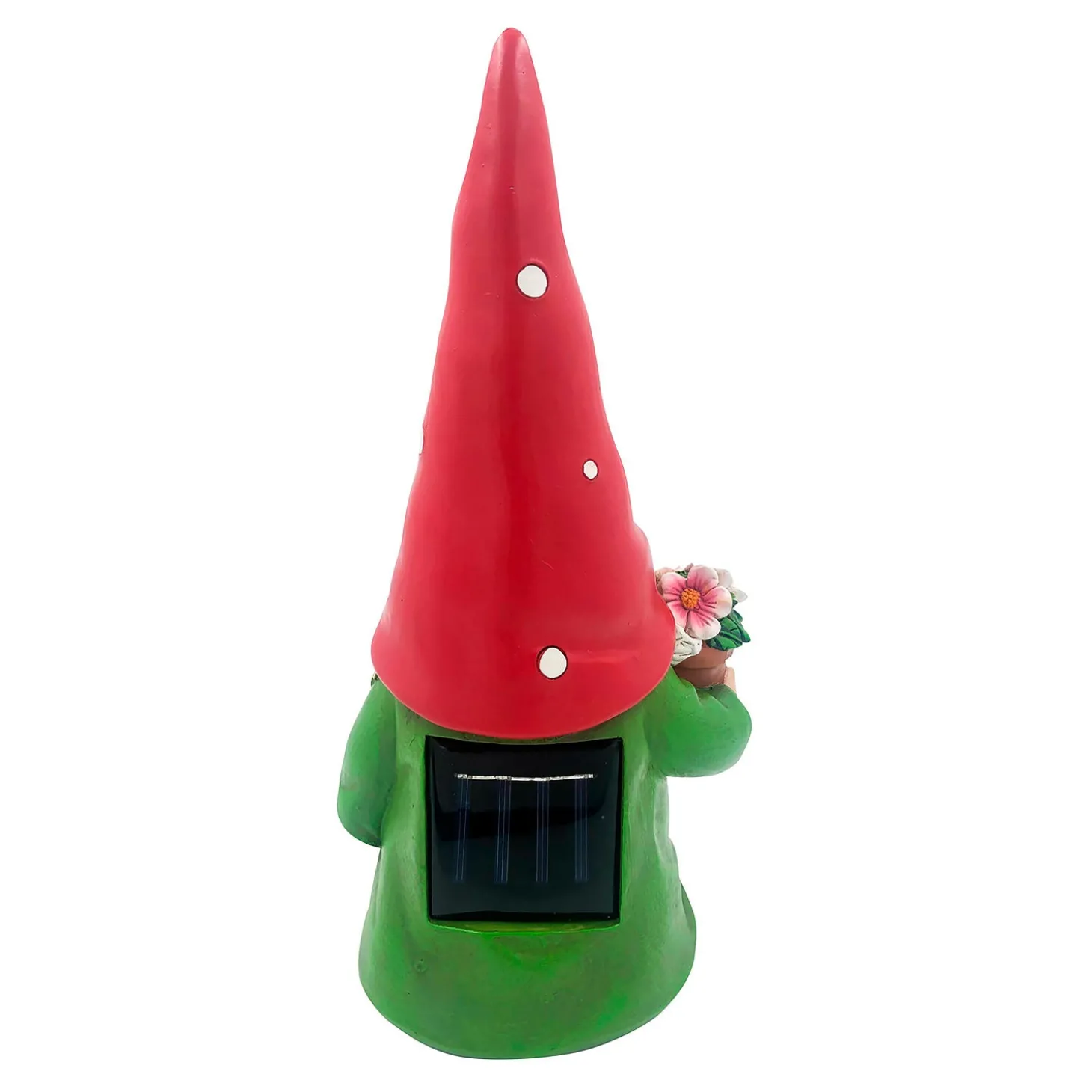 Garden Statues | Solar Accents>Plow & Hearth Solar Bug Zapper Garden Statue, Gnome