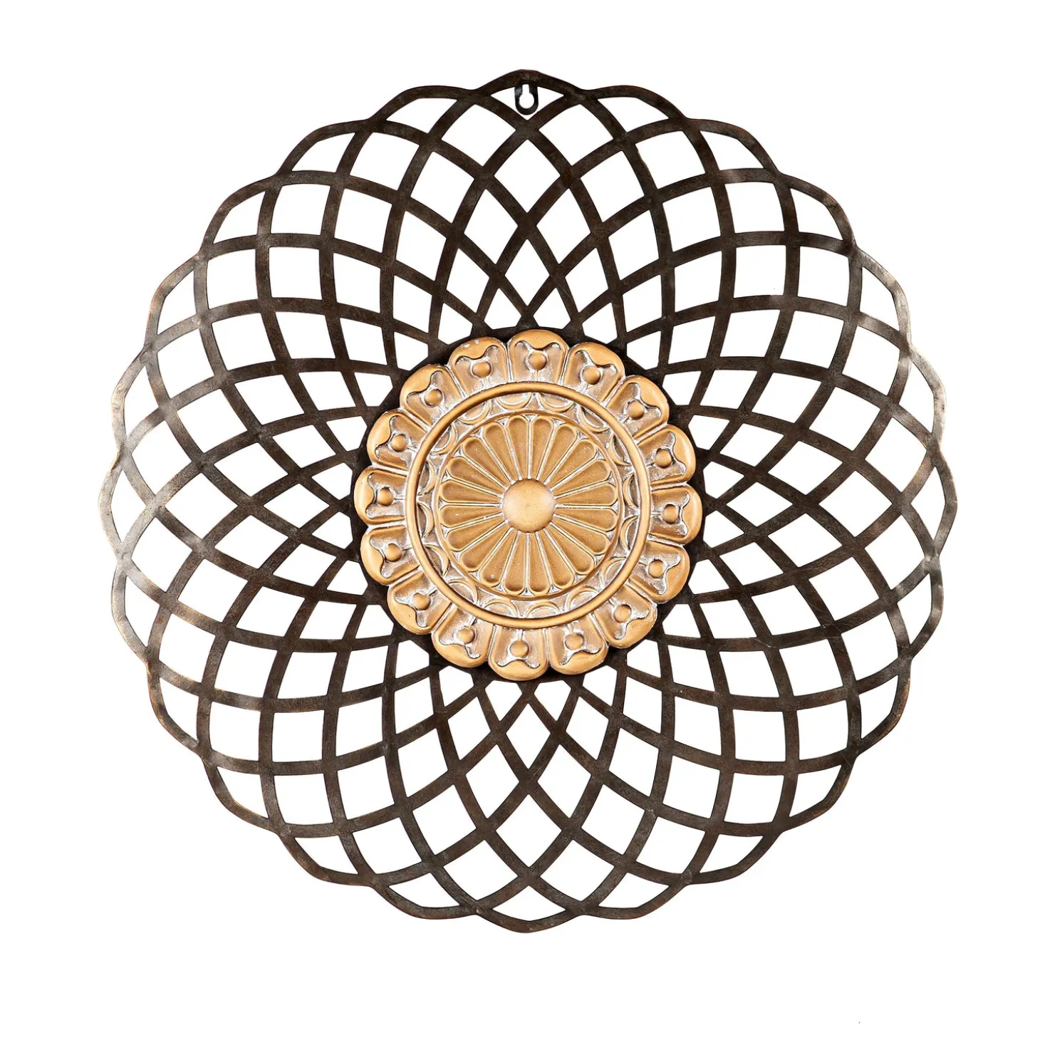 Wall Art>Plow & Hearth Spirograph Medallion Wall Décor