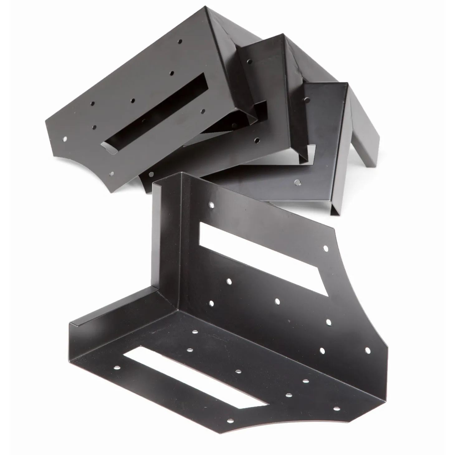 Garden Tools & Supplies>Plow & Hearth Steel Raised Bed Corner Brackets, Set of 4