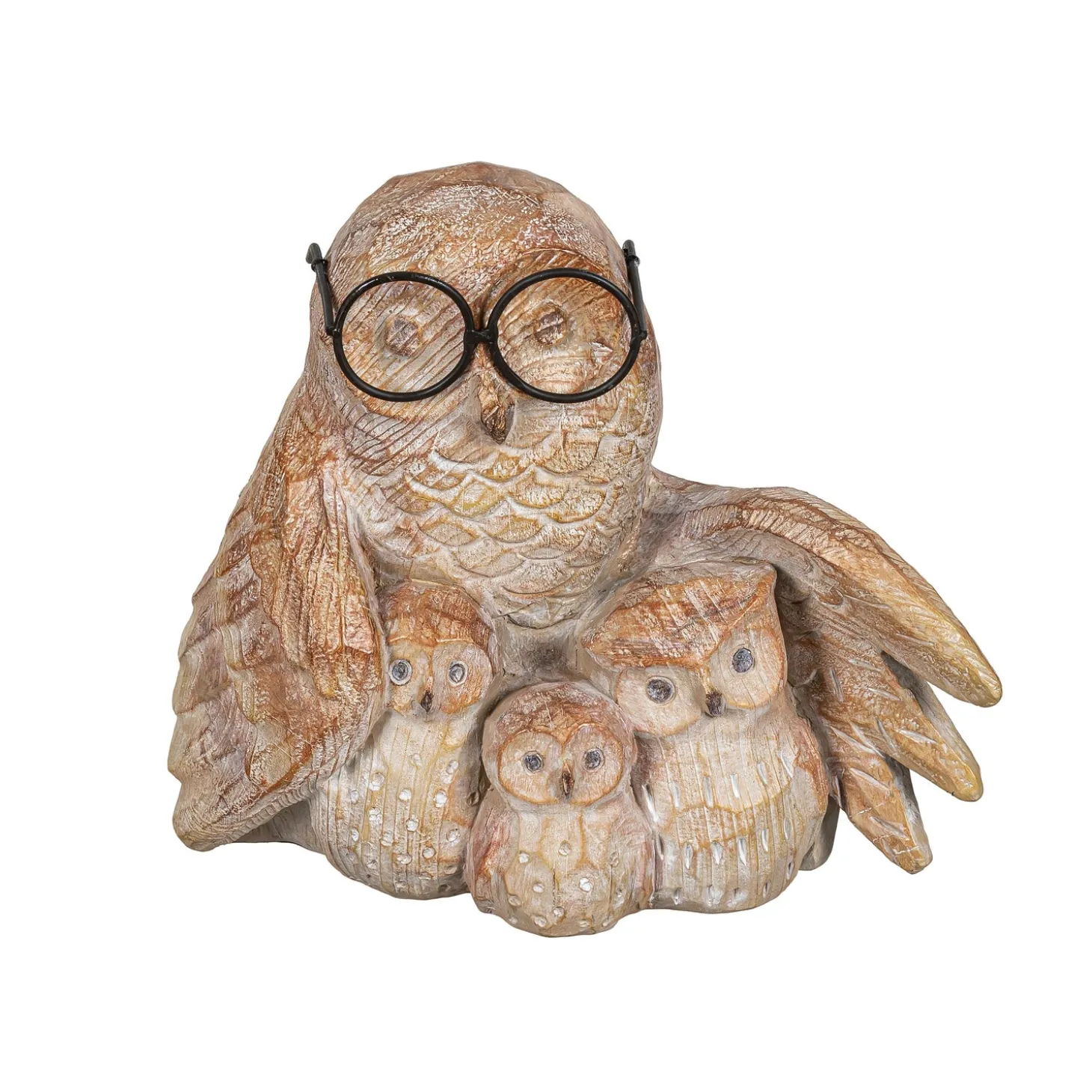 Garden Statues>Plow & Hearth Studious Owl Statue, 7"H