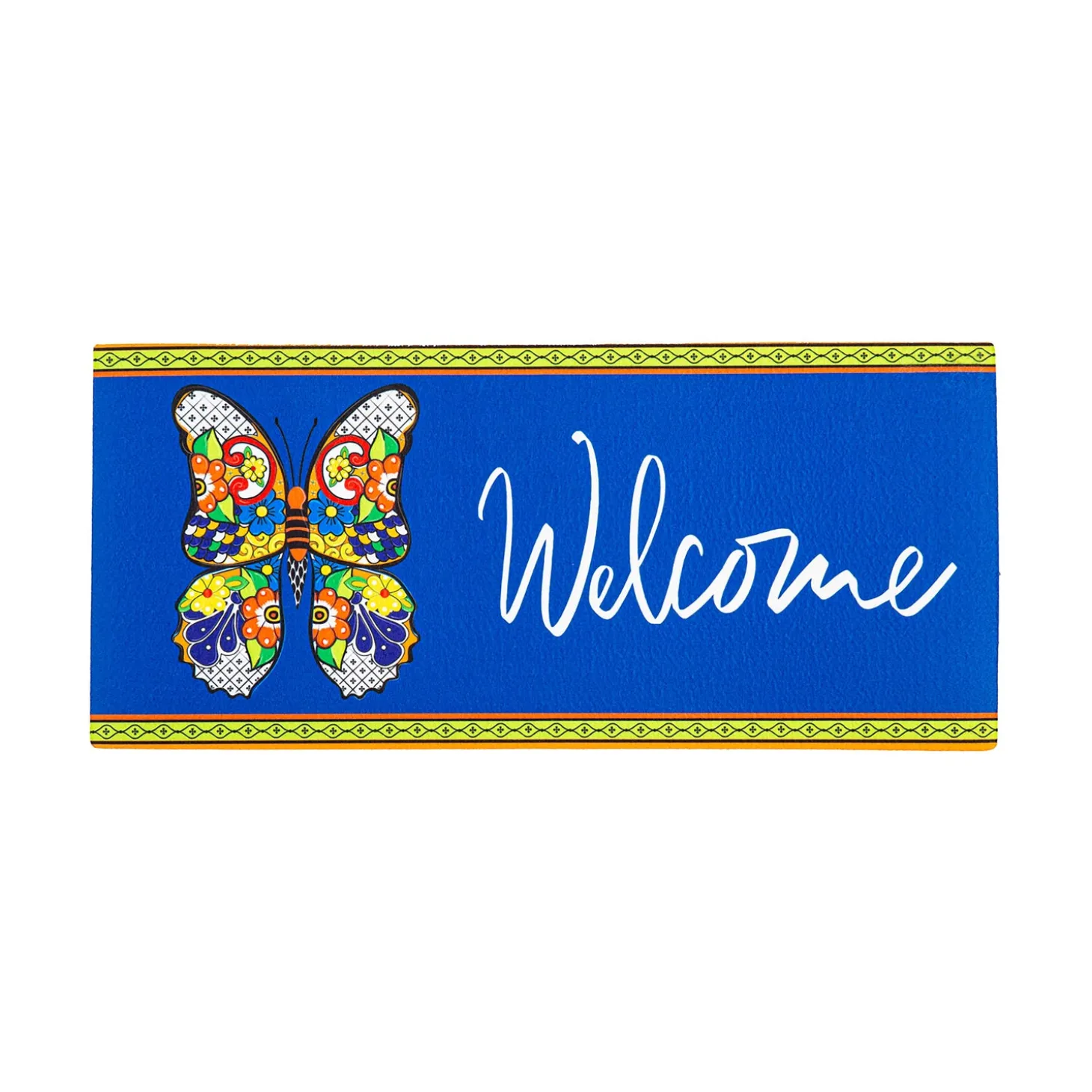 Interchangeable Mats>Plow & Hearth Talavera Butterfly Sassafras Switch Mat