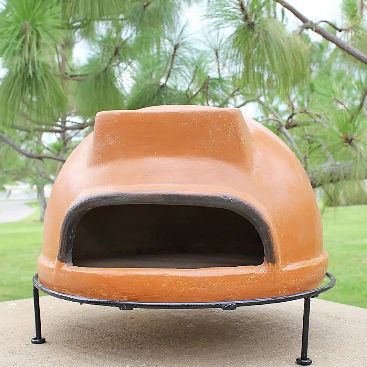 Pizza Ovens>Plow & Hearth Talavera Liso Pizza Oven