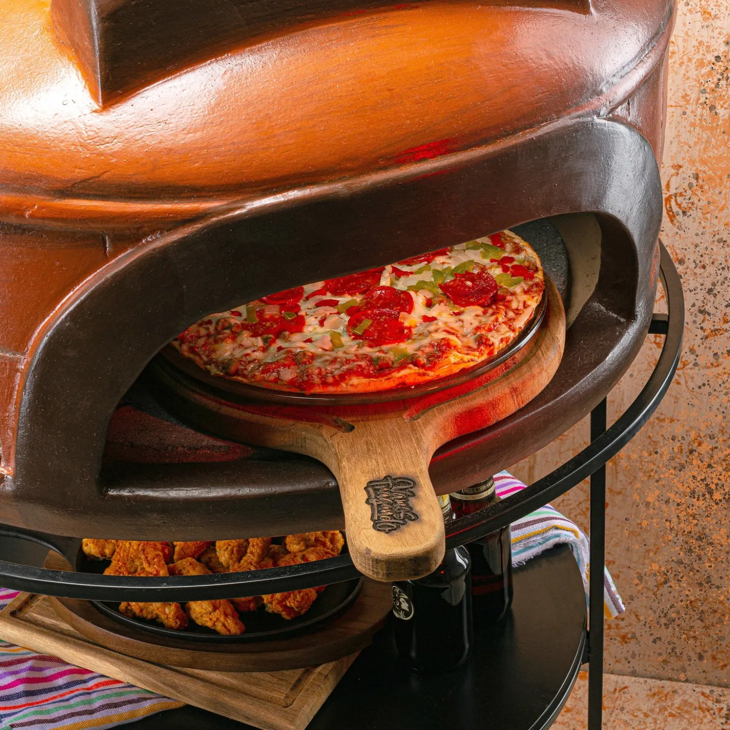 Pizza Ovens>Plow & Hearth Talavera Ravello Pizza Oven