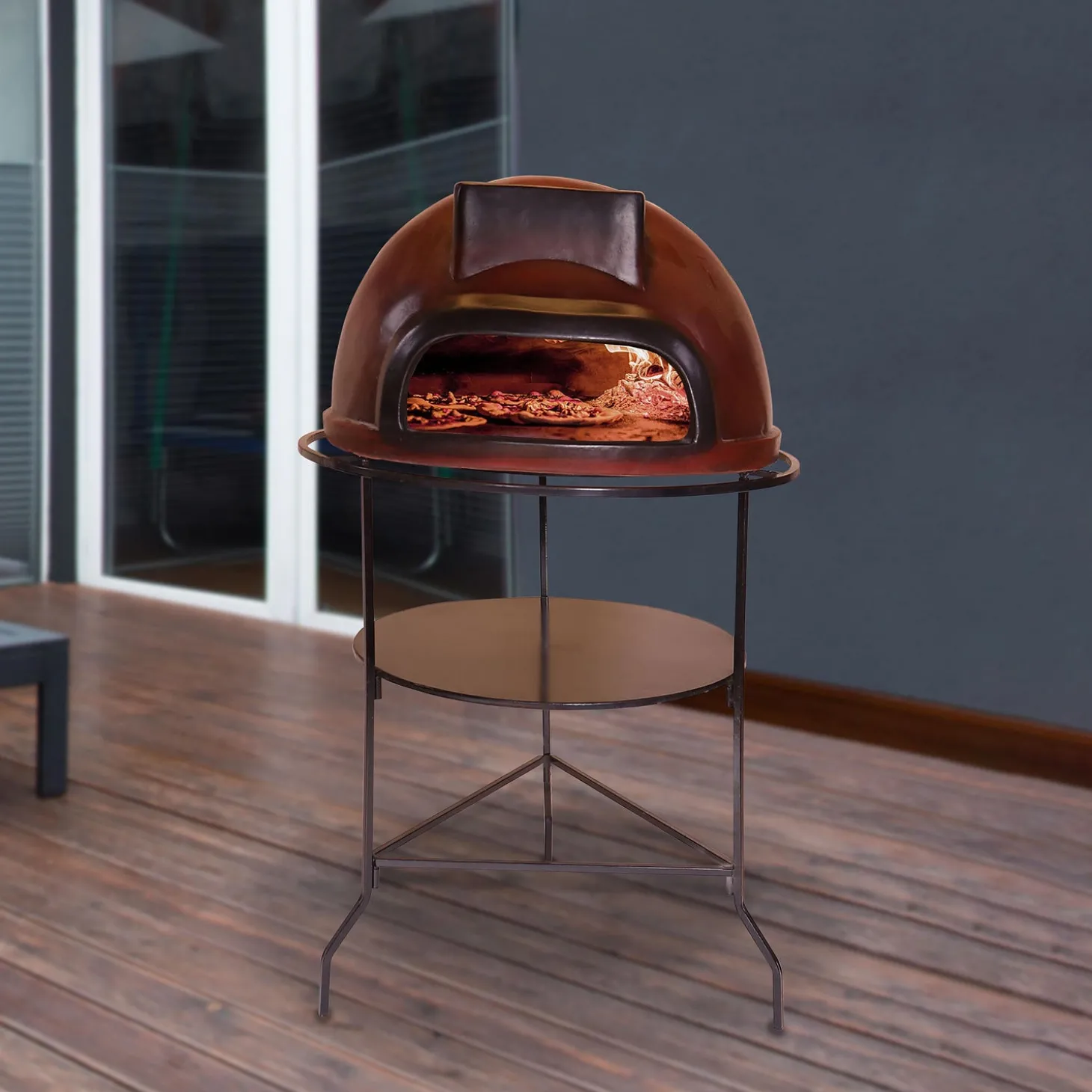 Pizza Ovens>Plow & Hearth Talavera Varena Pizza Oven