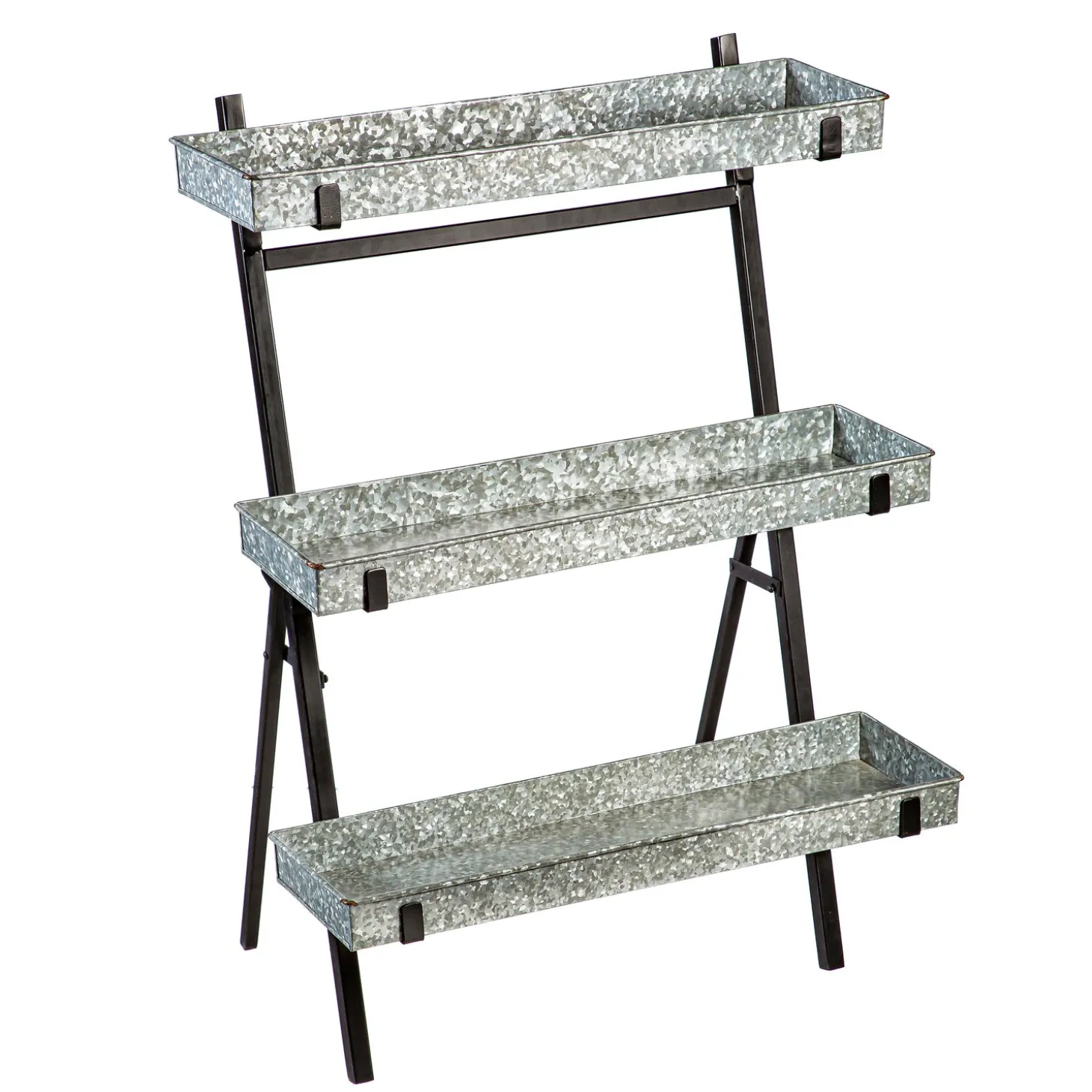 Planters & Plant Stands | Chests & Storage Cabinets>Plow & Hearth 3-Tiered Plant Stand