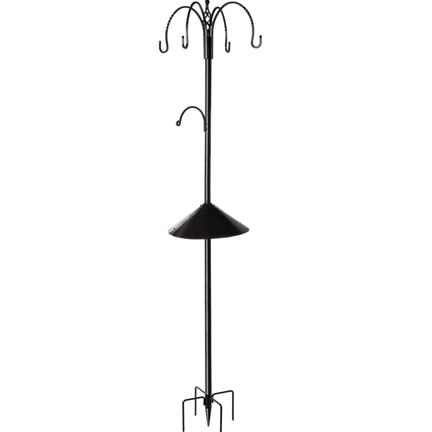 Hummingbird Feeders | Wildlife Housing>Plow & Hearth Ultimate Wild Bird Feeding Station with 5 Hooks