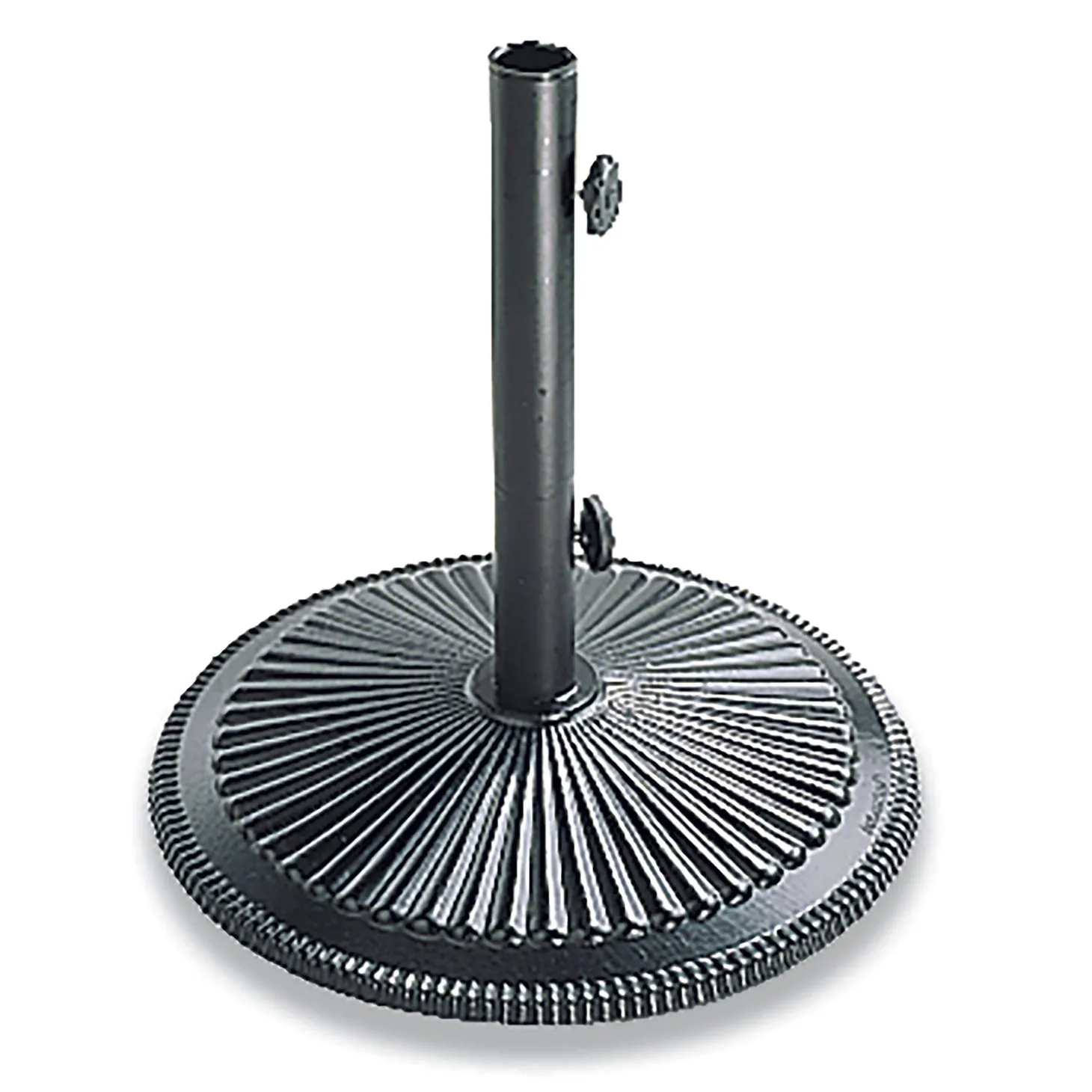 Shades & Umbrellas>Plow & Hearth Umbrella Base Stand, Cast Iron 50 lbs.