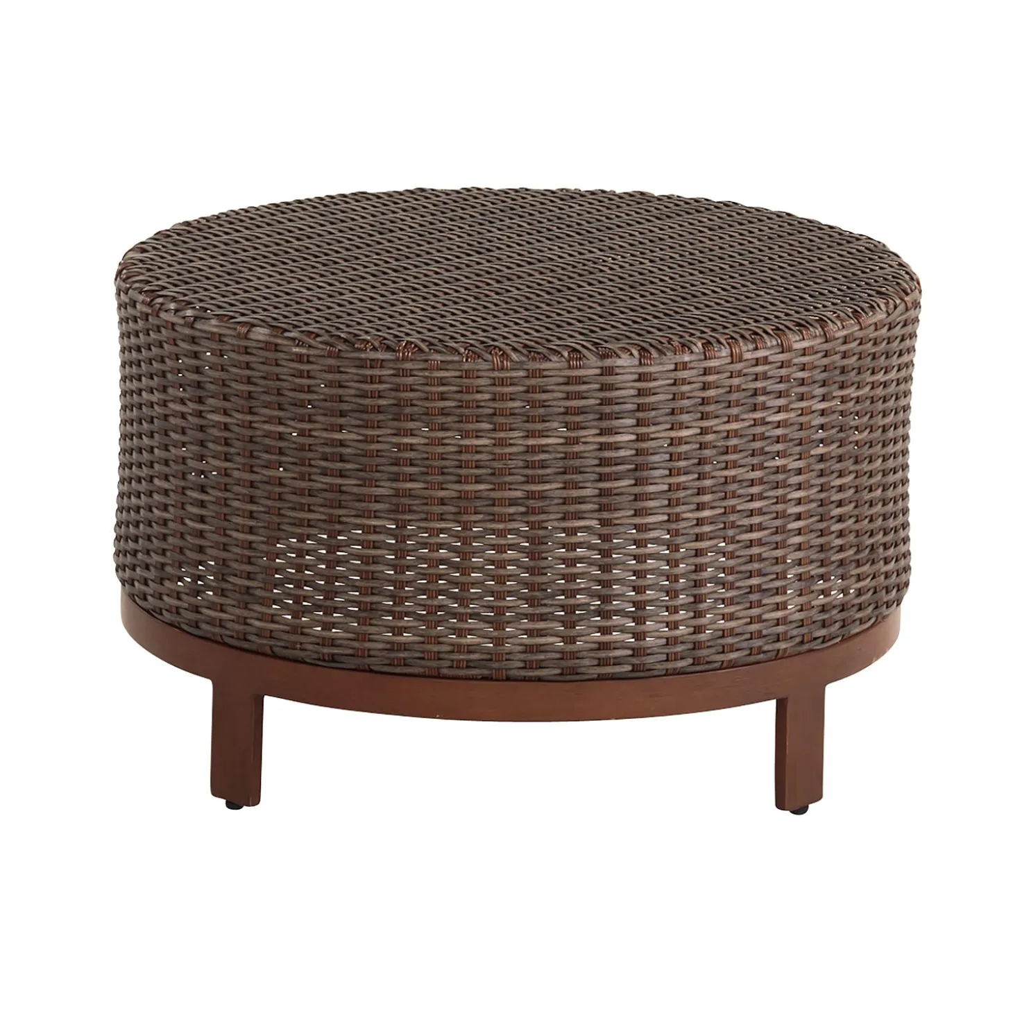 Outdoor Dining Sets>Plow & Hearth Urbanna Premium Wicker Coffee Table