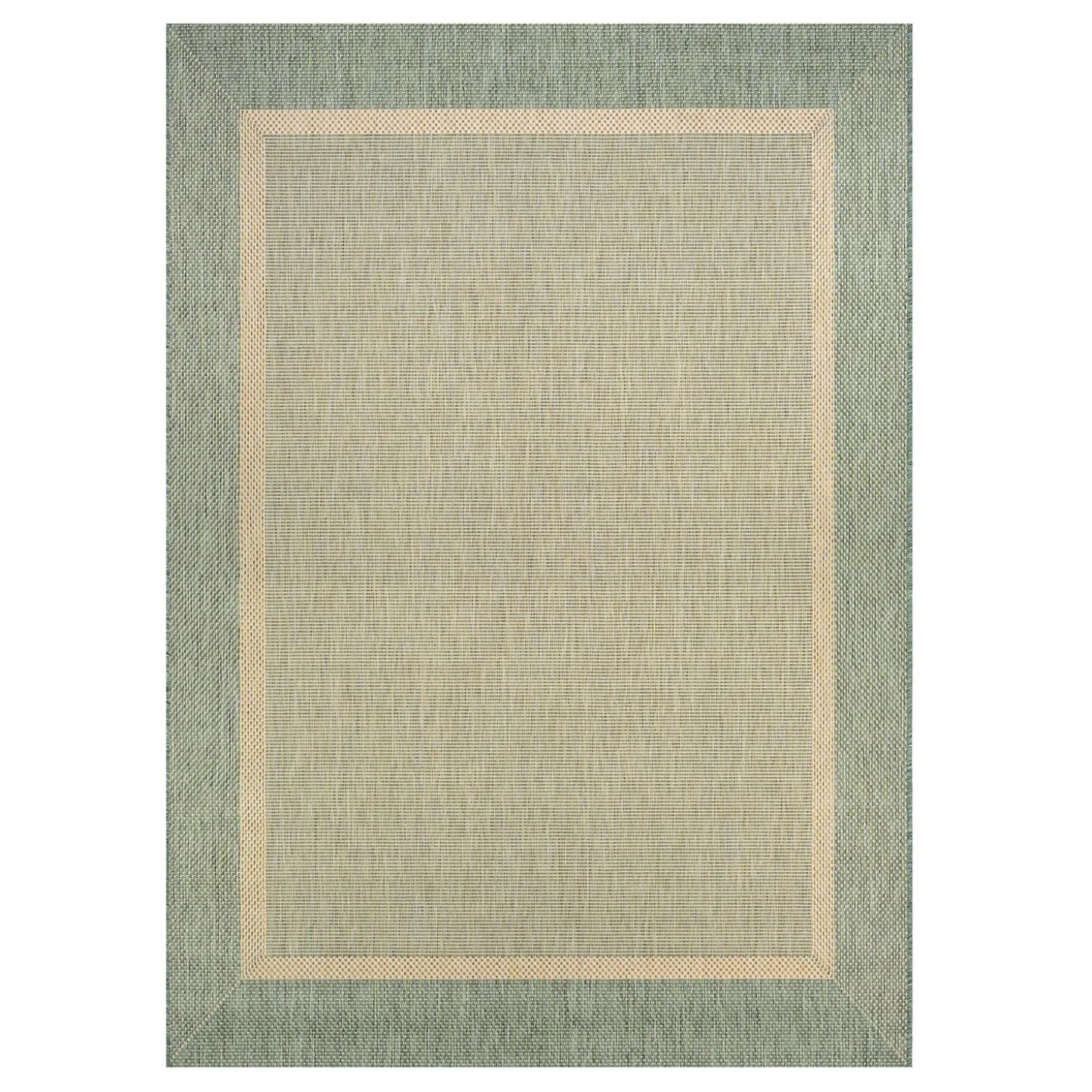 Area Rugs>Plow & Hearth Veranda Framework Indoor/Outdoor Polypropylene Rug, 5'10" x 9'2"