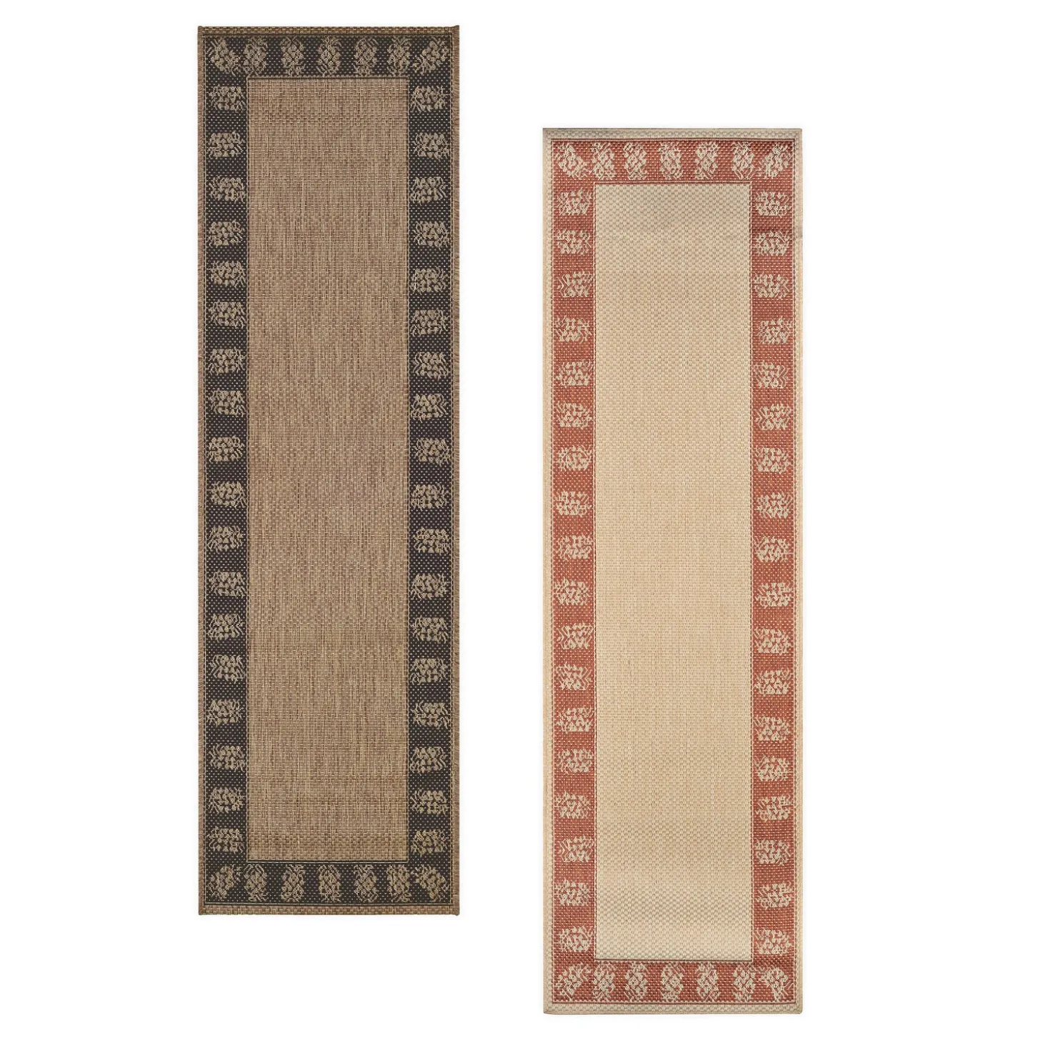 Area Rugs>Plow & Hearth Veranda Pineapple Indoor/Outdoor Polypropylene Runner, 2'3" x 11'9"