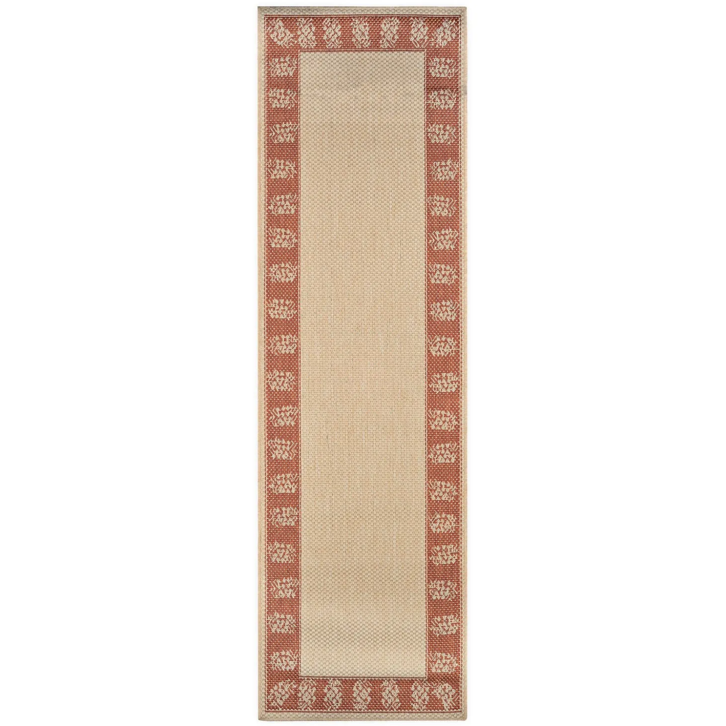 Area Rugs>Plow & Hearth Veranda Pineapple Indoor/Outdoor Polypropylene Runner, 2'3" x 11'9"