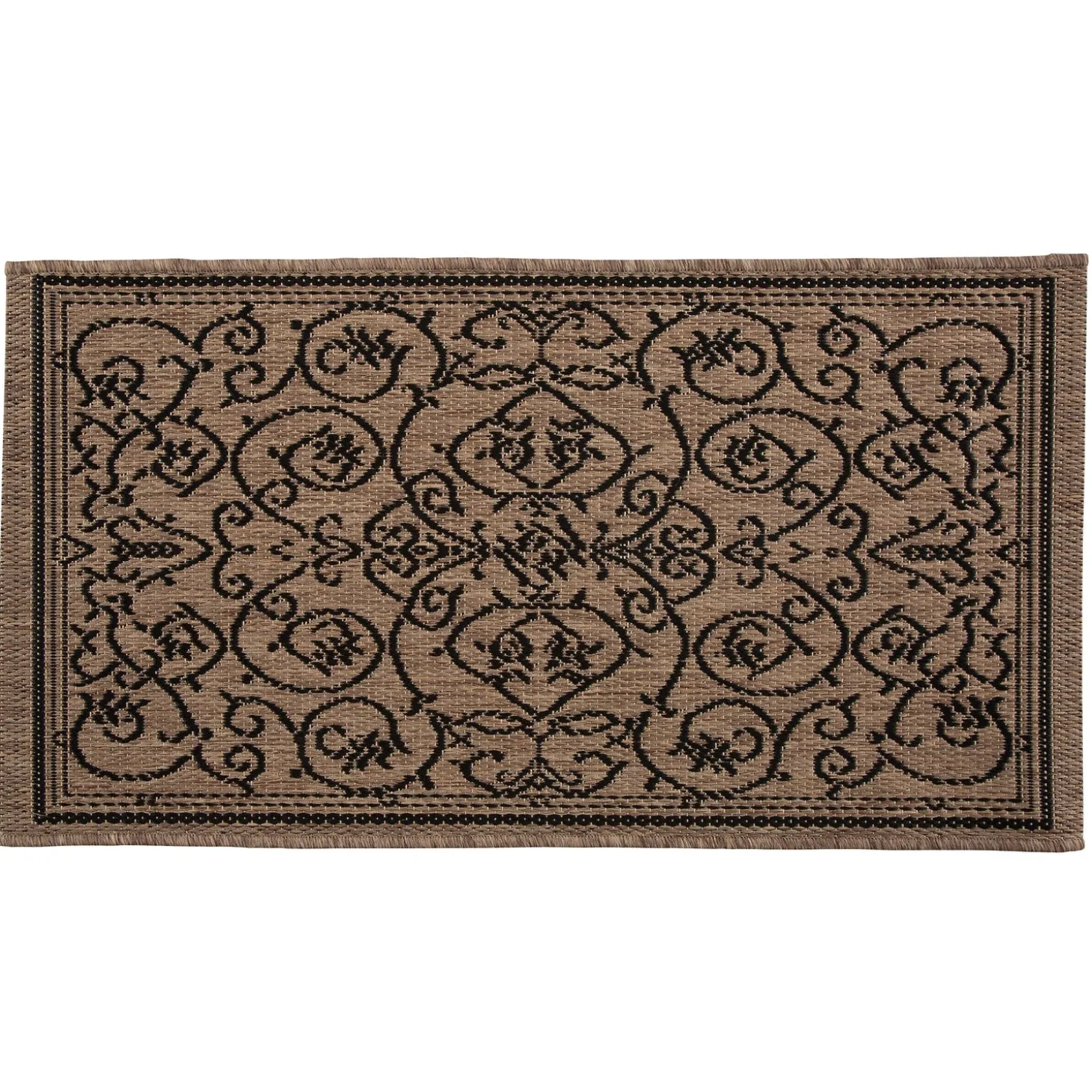 Area Rugs>Plow & Hearth Veranda Scroll Indoor/Outdoor Rug, 2' x 3'7"