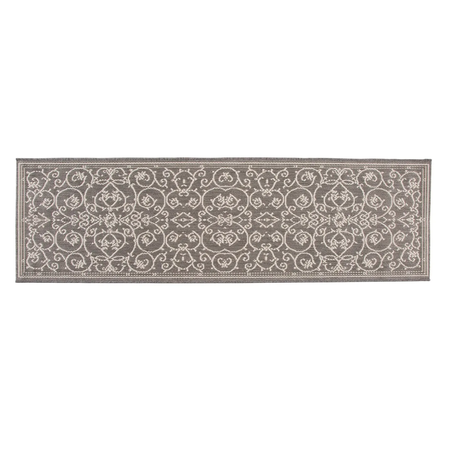 Area Rugs>Plow & Hearth Veranda Scroll Indoor/Outdoor Runner, 2'3"x 7'10"