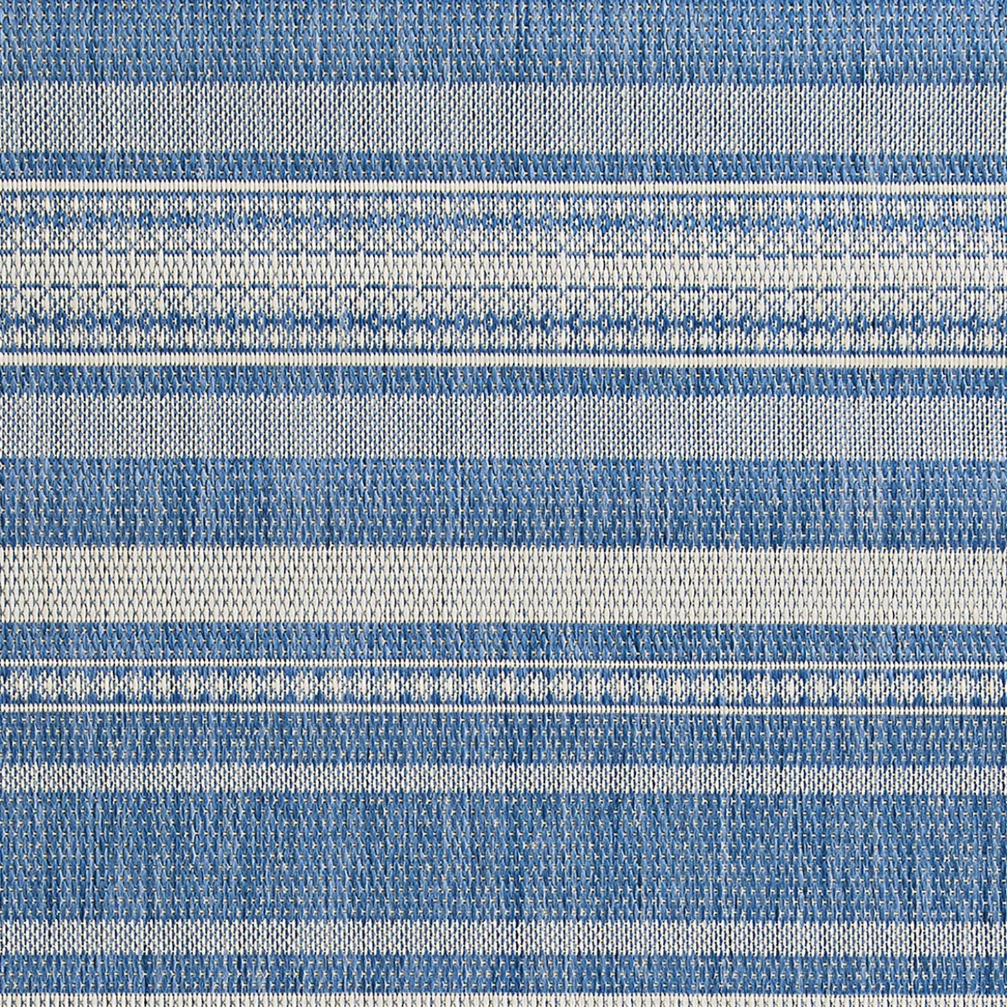 Area Rugs>Plow & Hearth Veranda Striped Indoor/Outdoor Polypropylene Rug, 5'3" x 7'6"