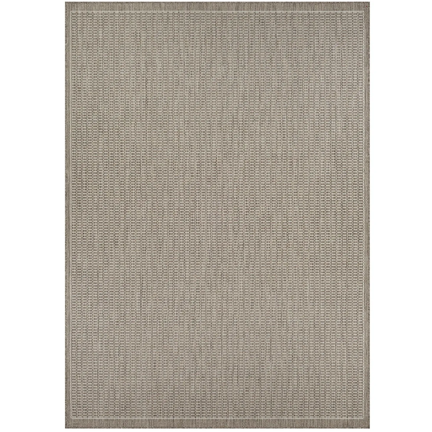 Area Rugs>Plow & Hearth Veranda Textured Indoor/Outdoor Polypropylene Rug, 3'9" x 5'5"