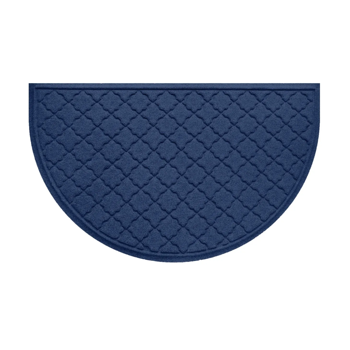 Waterhog Doormats>Plow & Hearth WaterHog Cordova 24"x39" Half Round Indoor Outdoor Doormat