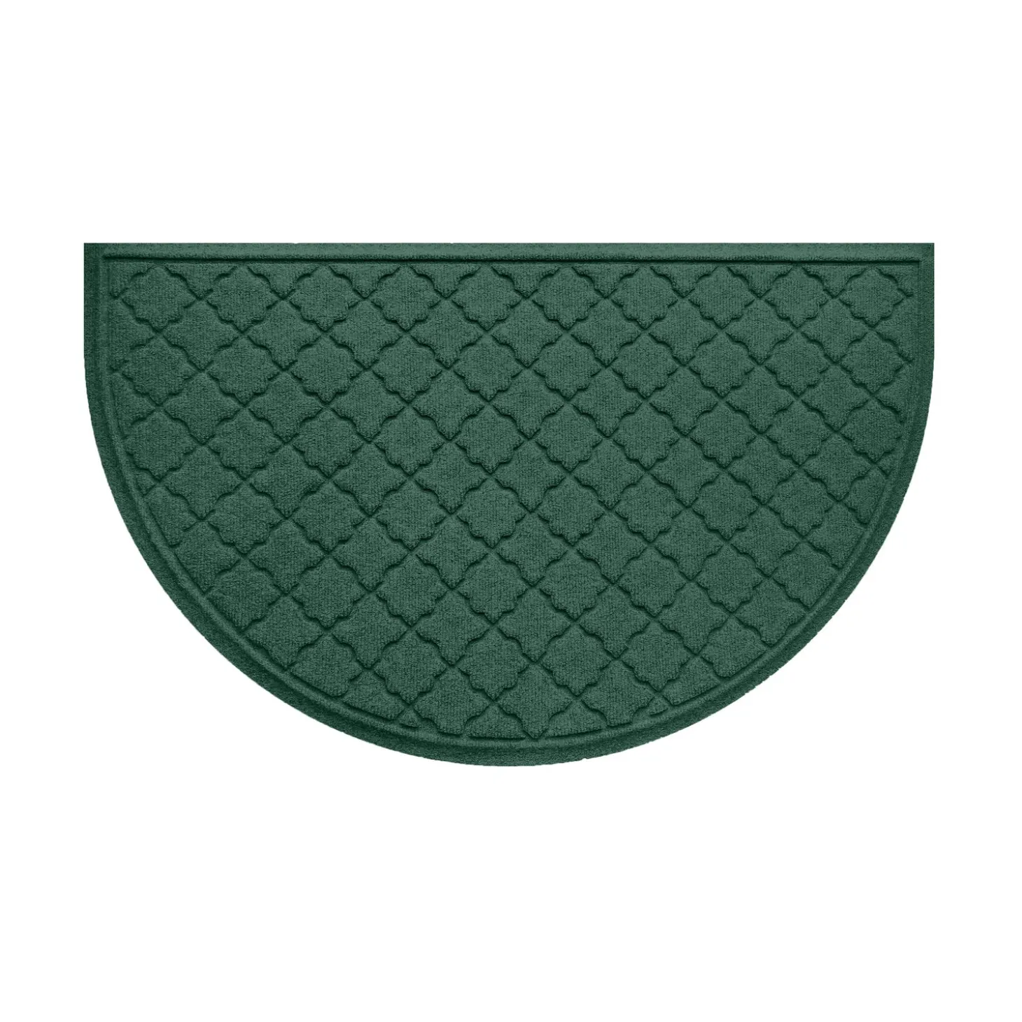 Waterhog Doormats>Plow & Hearth WaterHog Cordova 24"x39" Half Round Indoor Outdoor Doormat